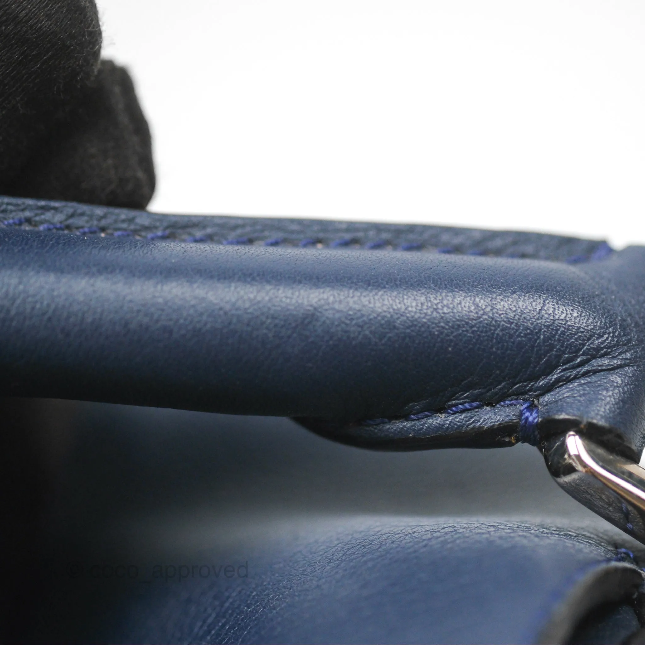 Loewe Medium Puzzle Bag Navy Calfskin