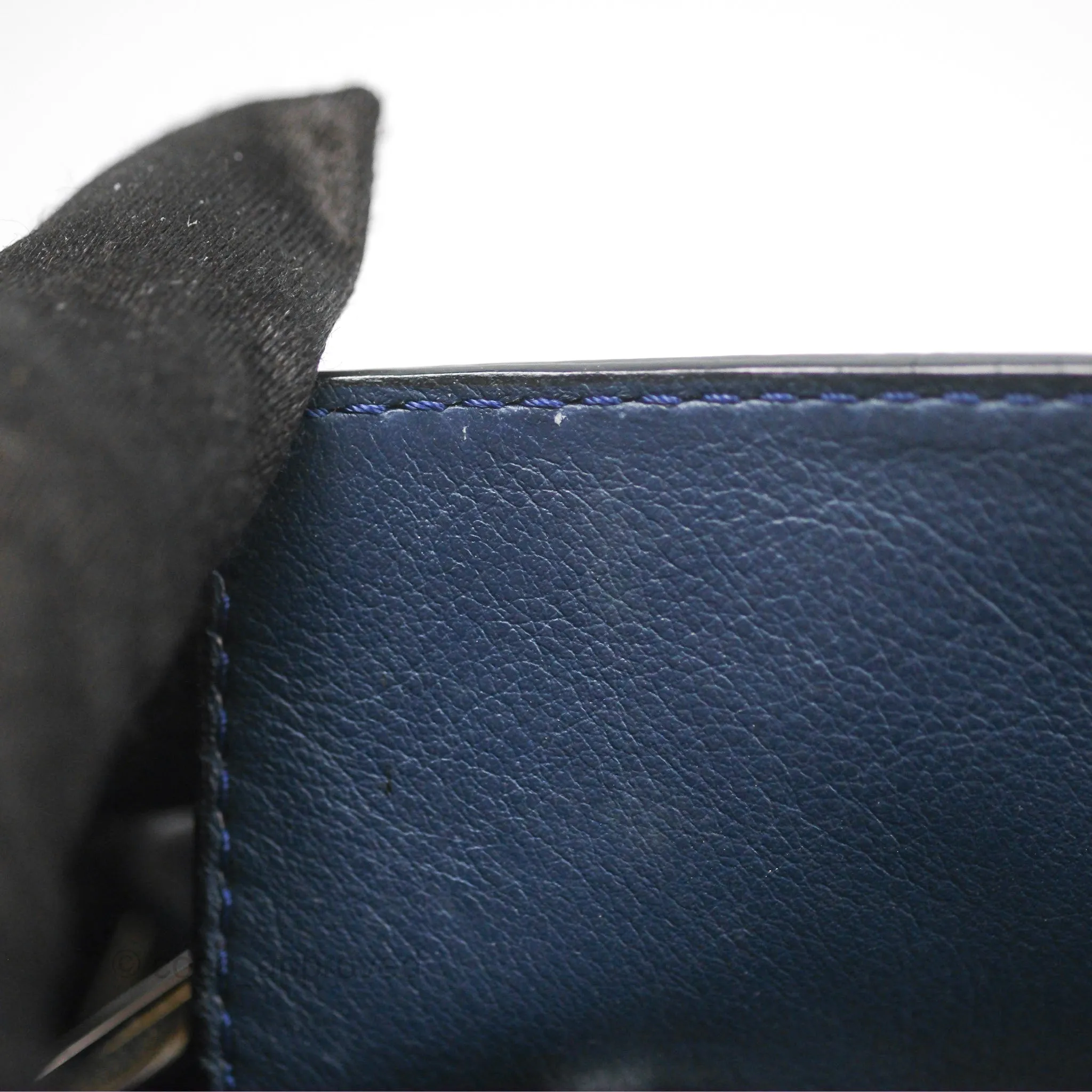 Loewe Medium Puzzle Bag Navy Calfskin