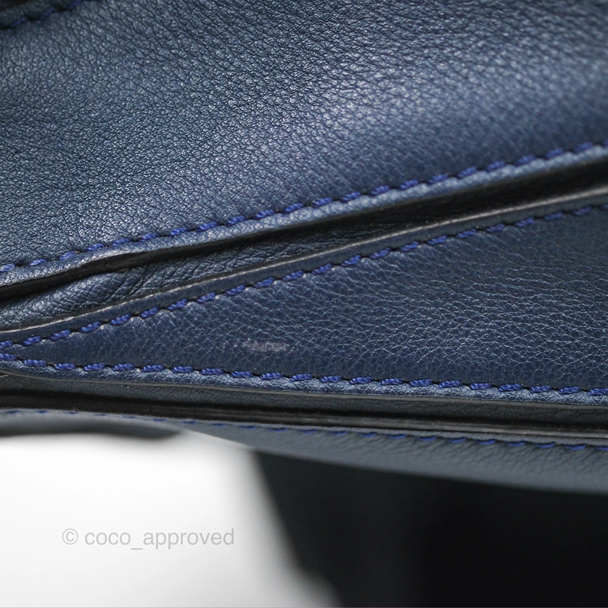 Loewe Medium Puzzle Bag Navy Calfskin