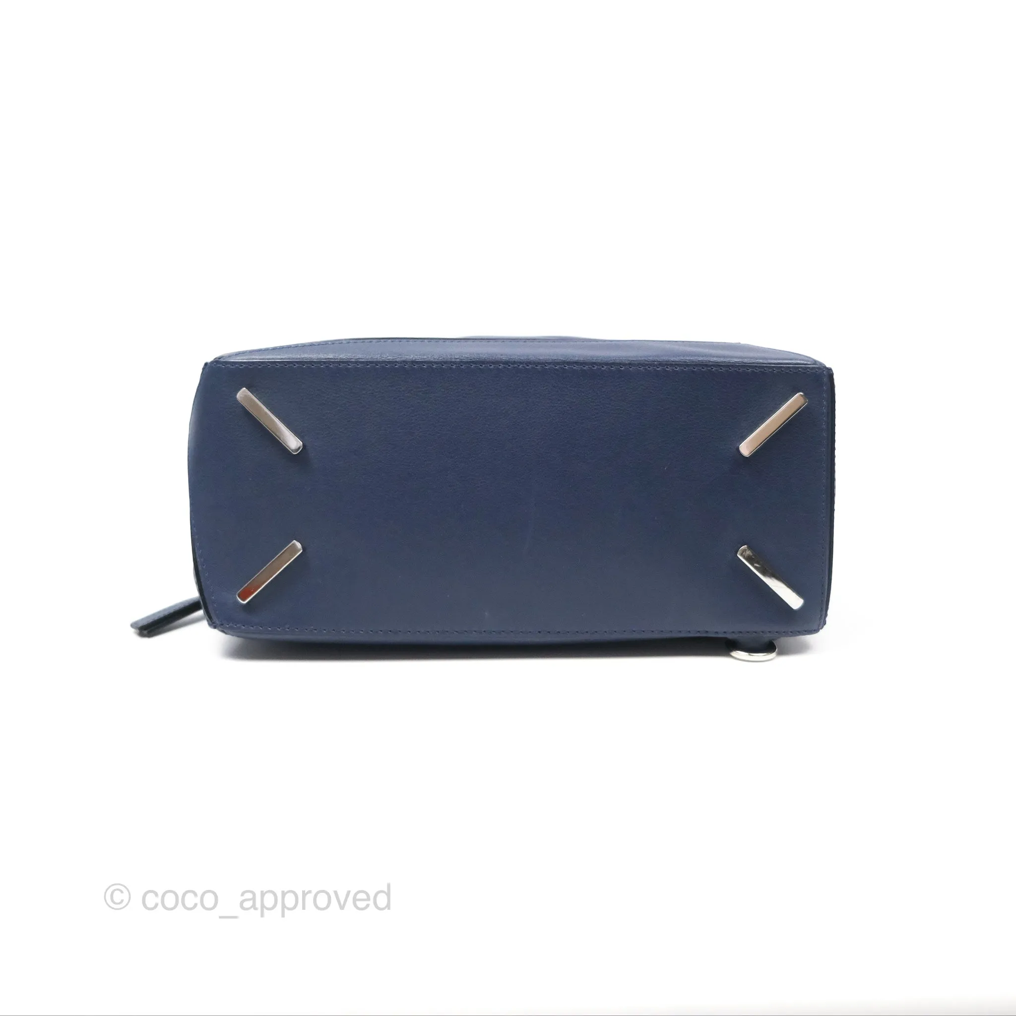 Loewe Medium Puzzle Bag Navy Calfskin