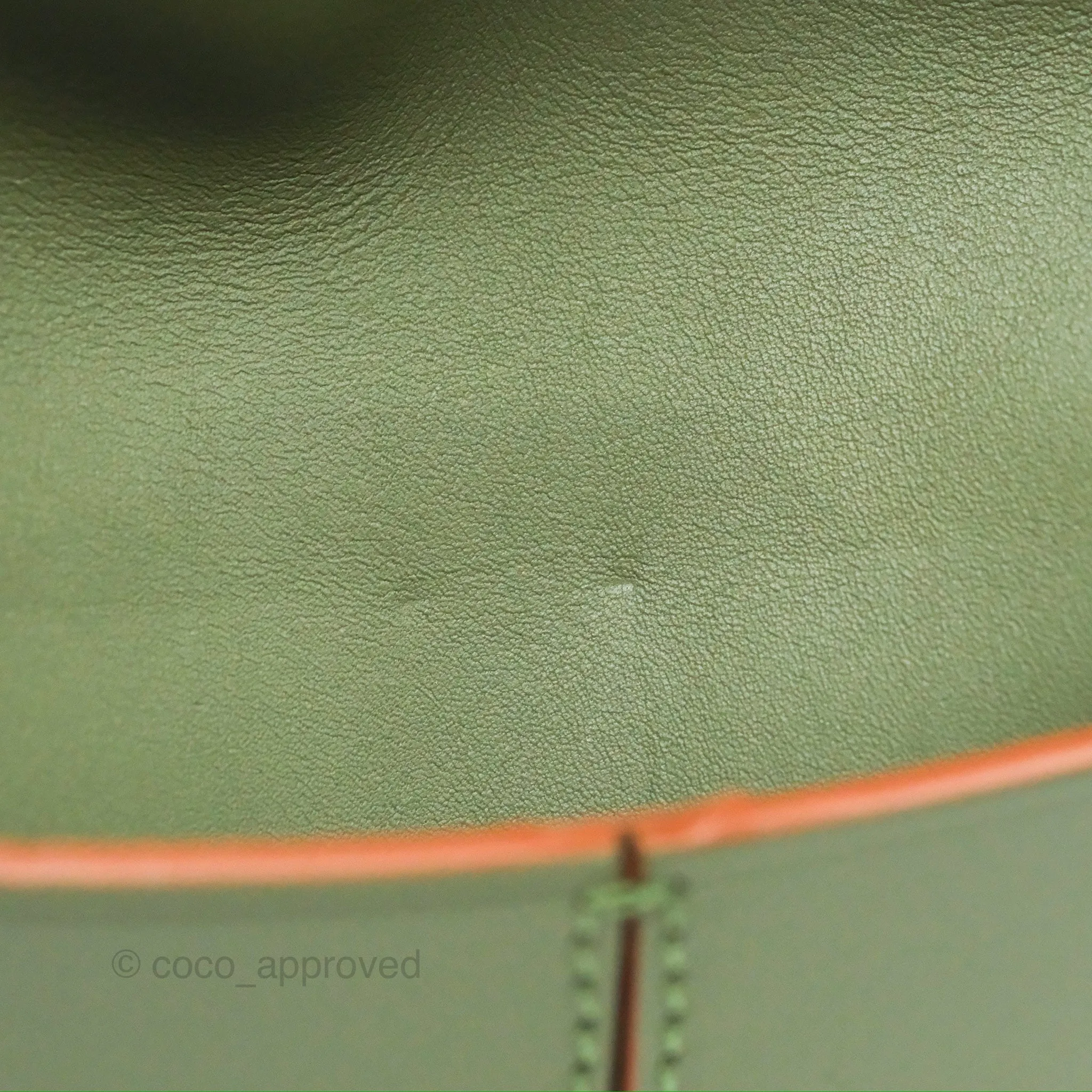 Loewe Mini Balloon Bucket Bag Green Calfskin