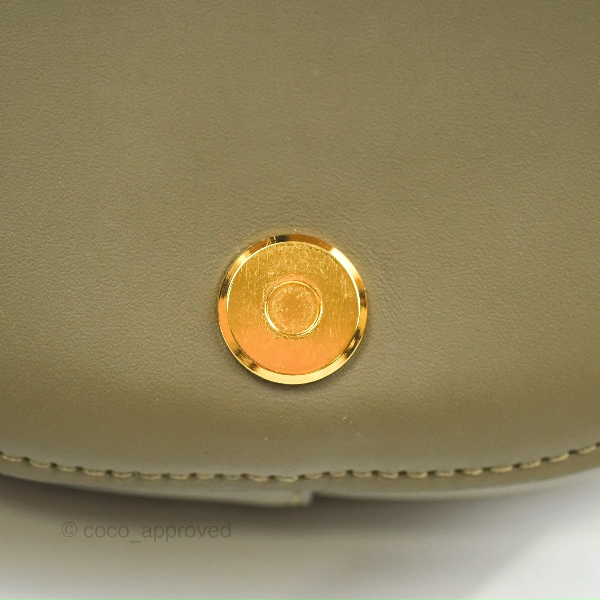 Loewe Mini Gate Dual Bag Soft Calfskin & Jacquard Strap Autumn Green