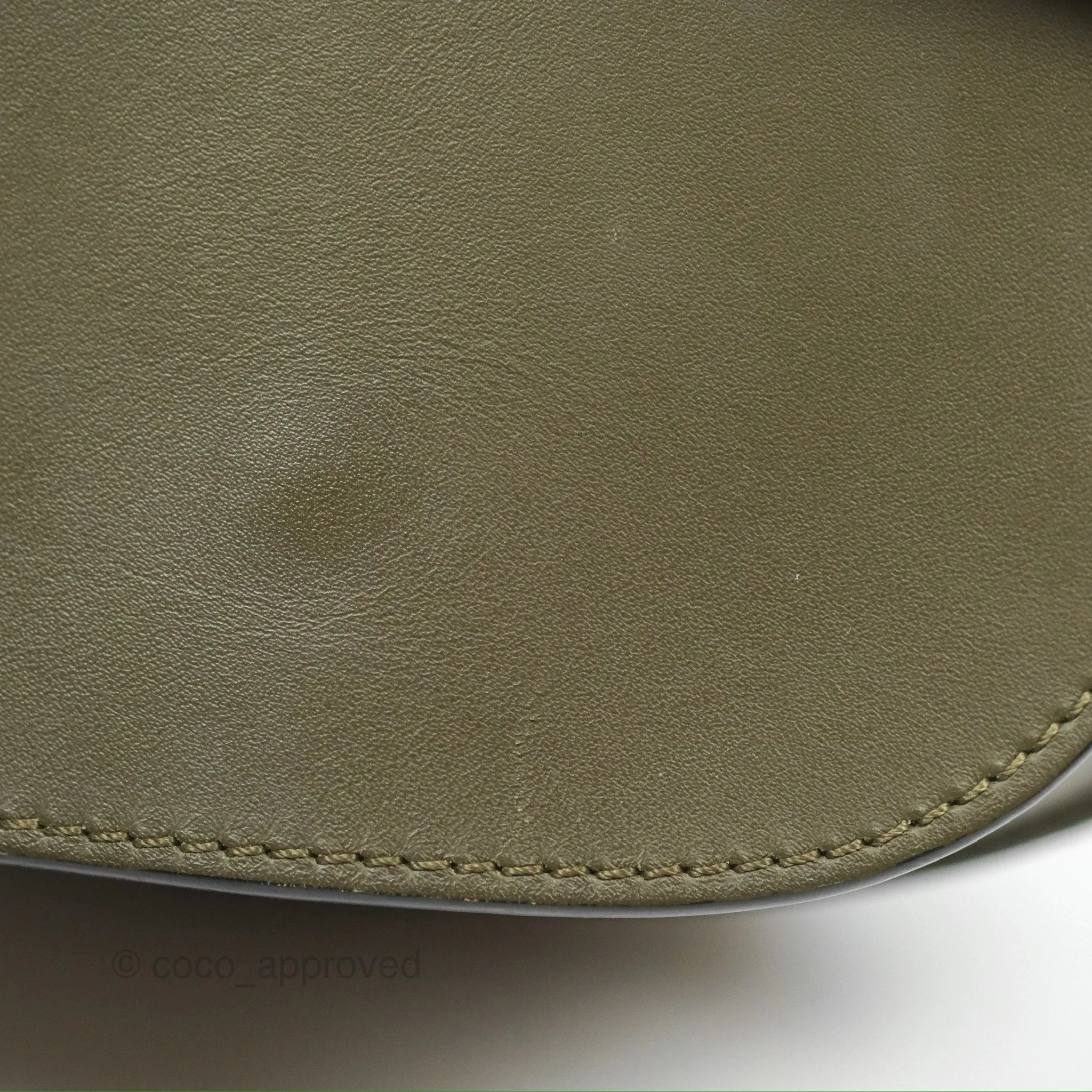 Loewe Mini Gate Dual Bag Soft Calfskin & Jacquard Strap Autumn Green