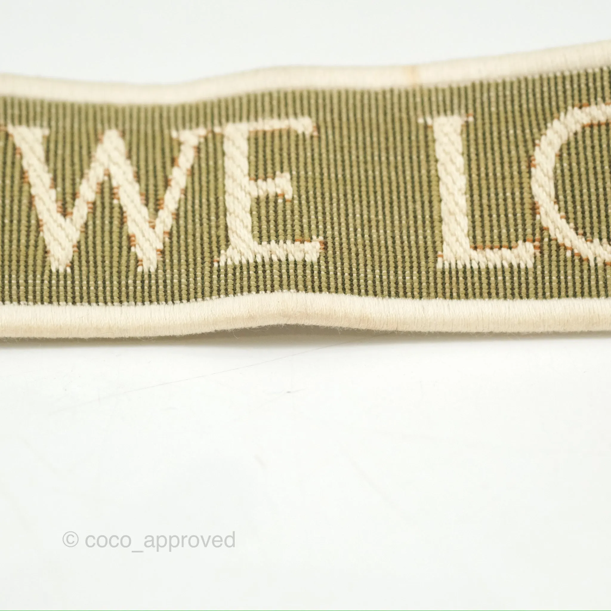 Loewe Mini Gate Dual Bag Soft Calfskin & Jacquard Strap Autumn Green