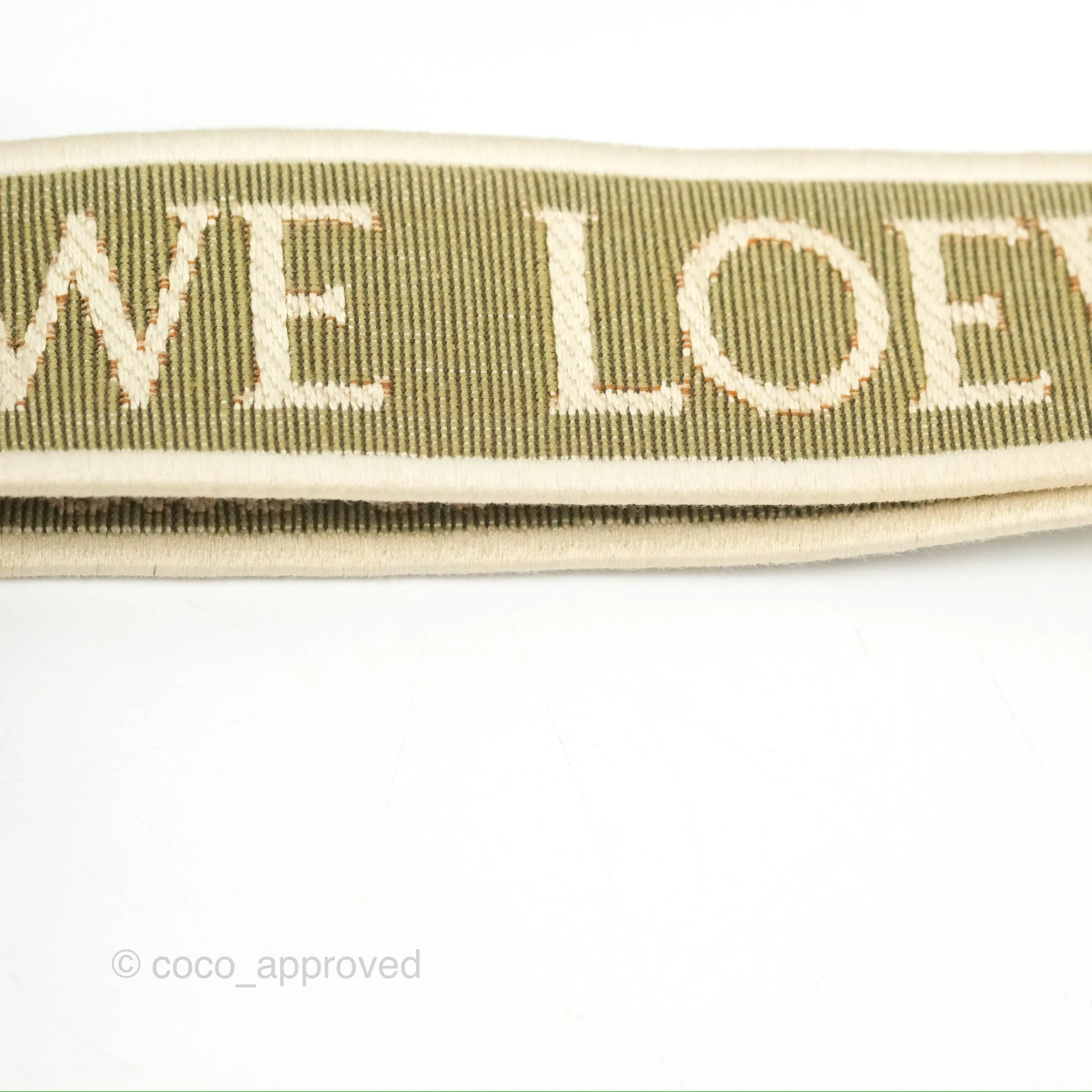 Loewe Mini Gate Dual Bag Soft Calfskin & Jacquard Strap Autumn Green