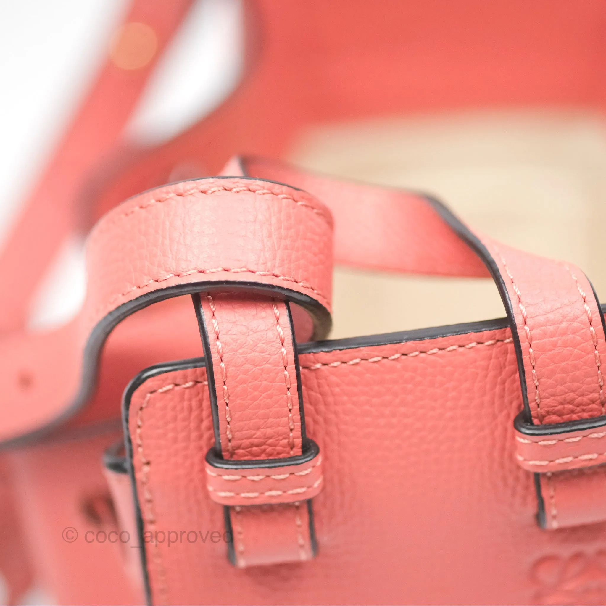 Loewe Mini Hammock Shoulder Bag Pink