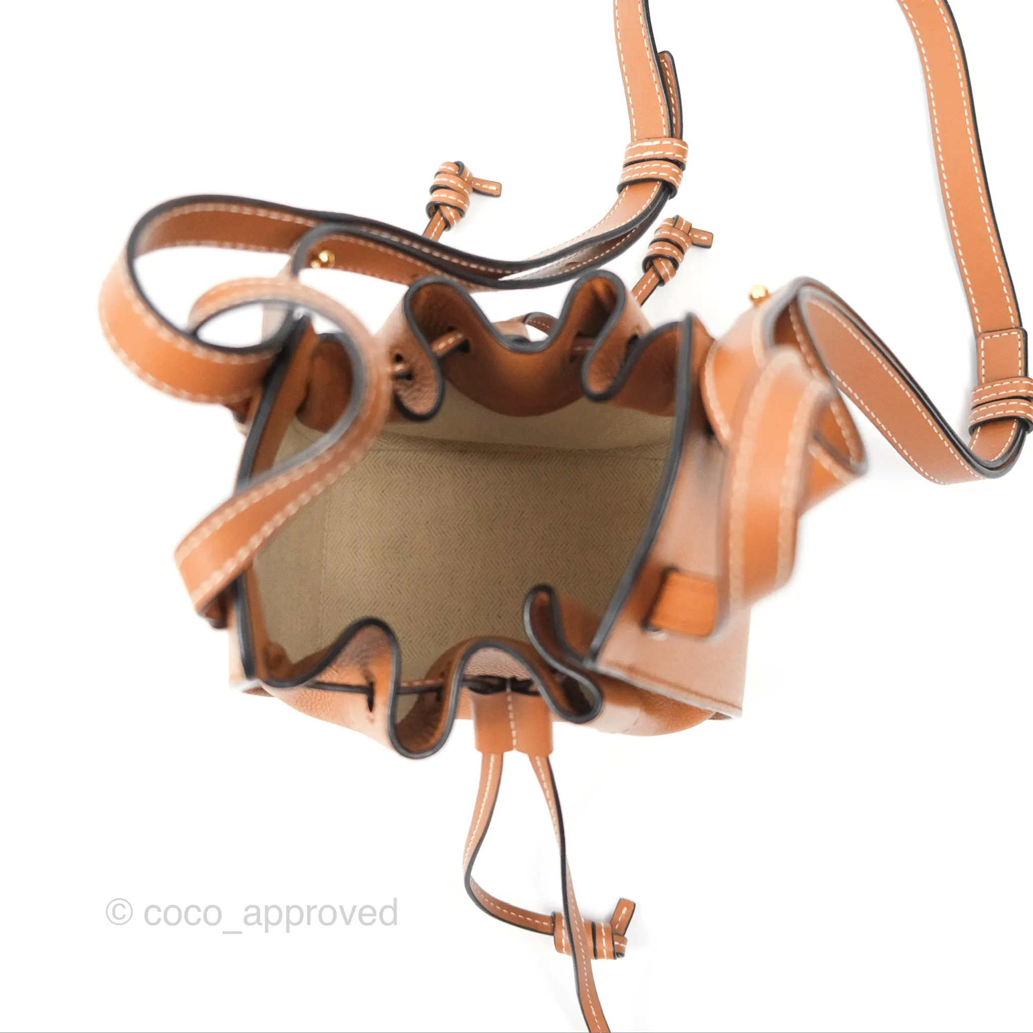 Loewe Mini Hammock Shoulder Bag Tan
