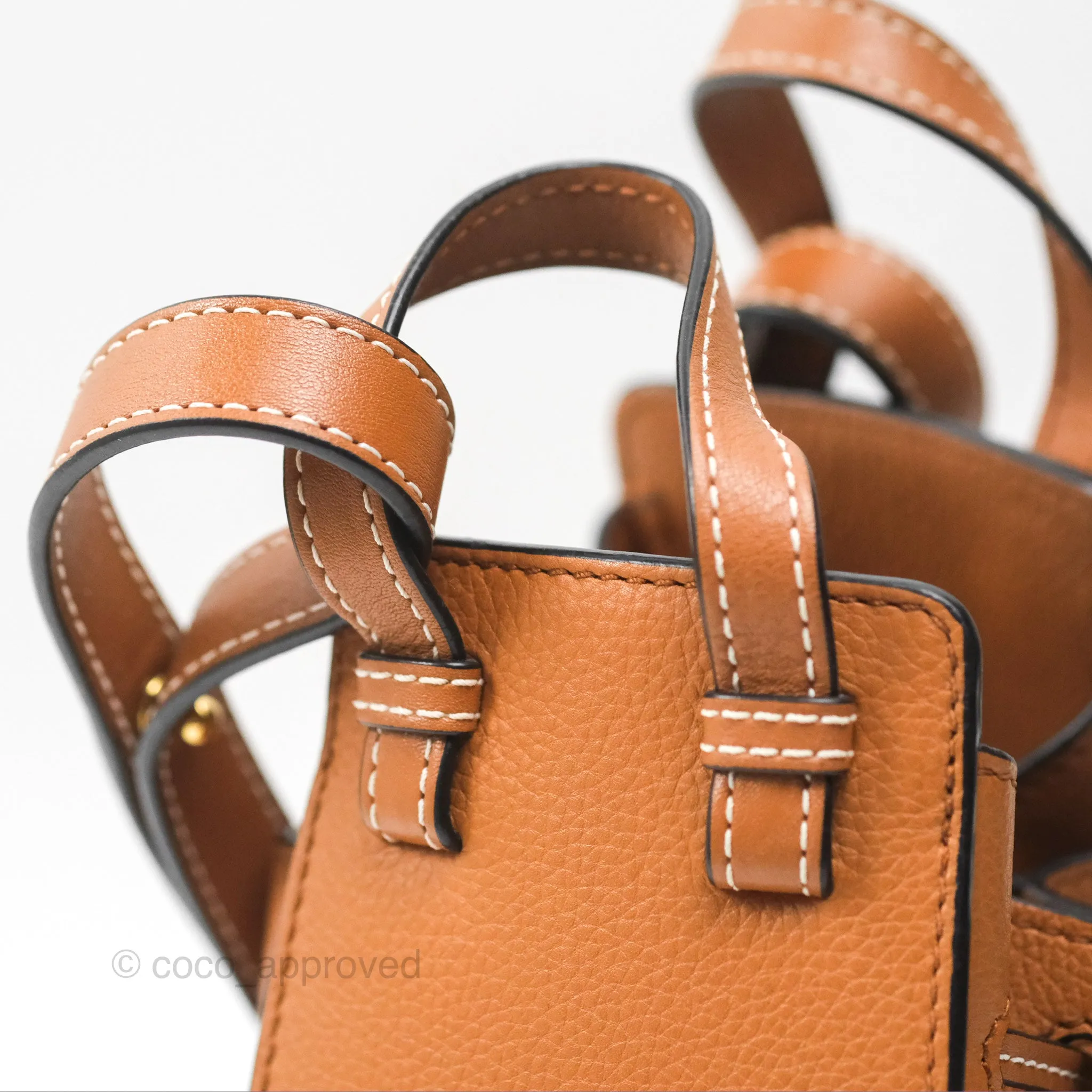 Loewe Mini Hammock Shoulder Bag Tan