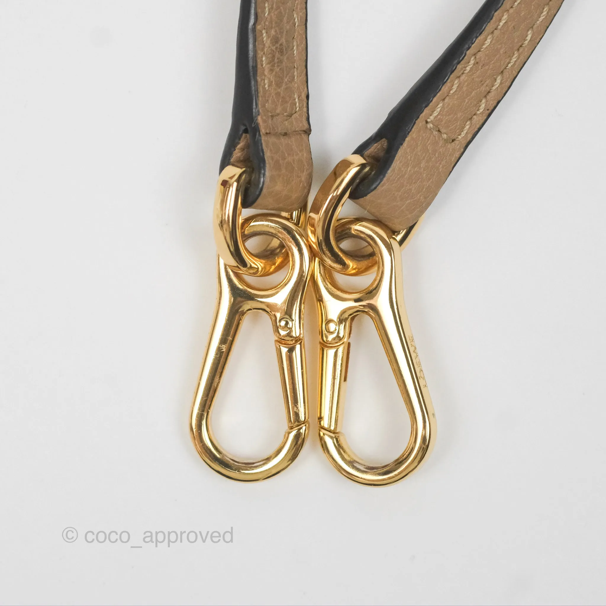 Loewe Mini Puzzle Bag Sand Calfskin Gold Hardware