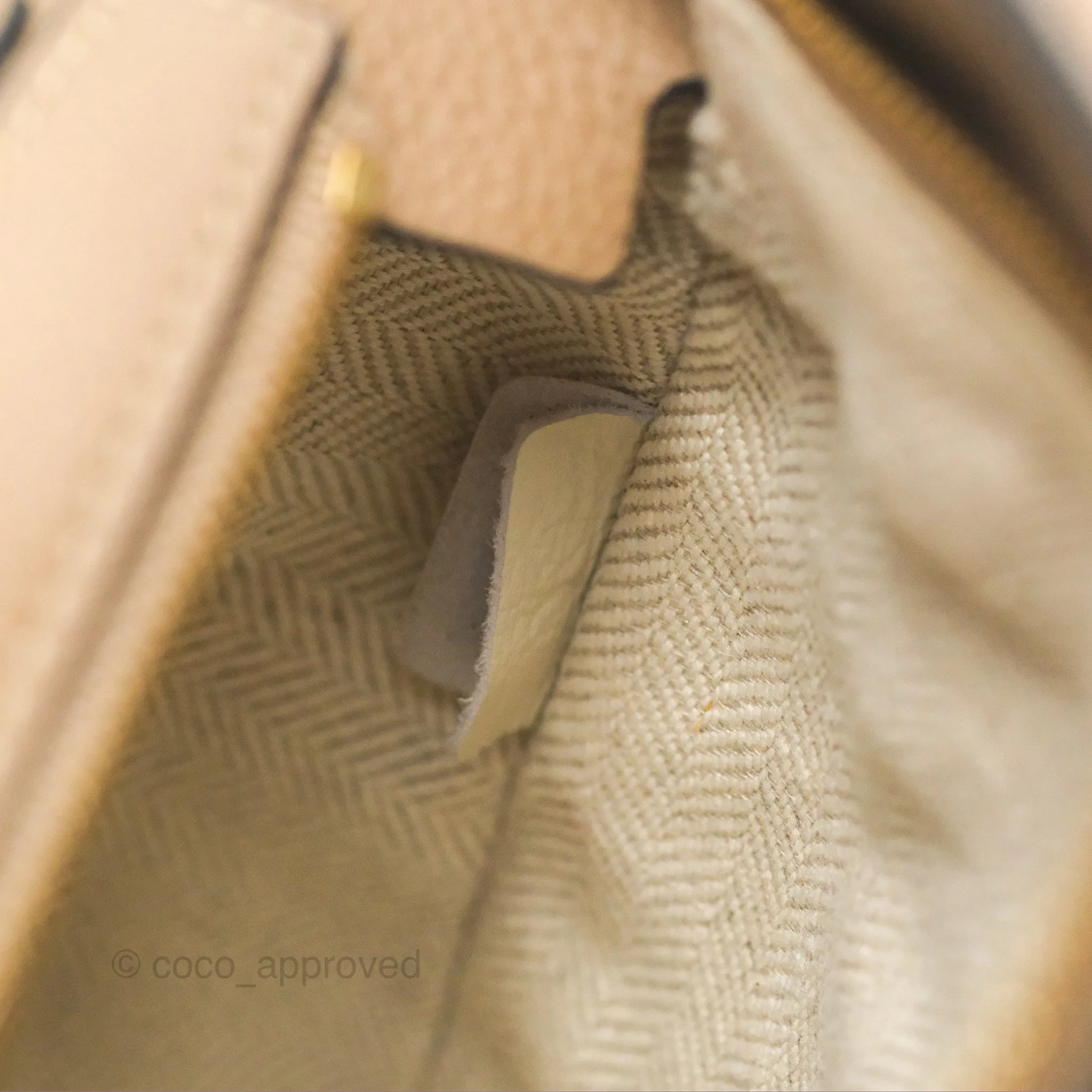 Loewe Mini Puzzle Bag Sand Calfskin Gold Hardware