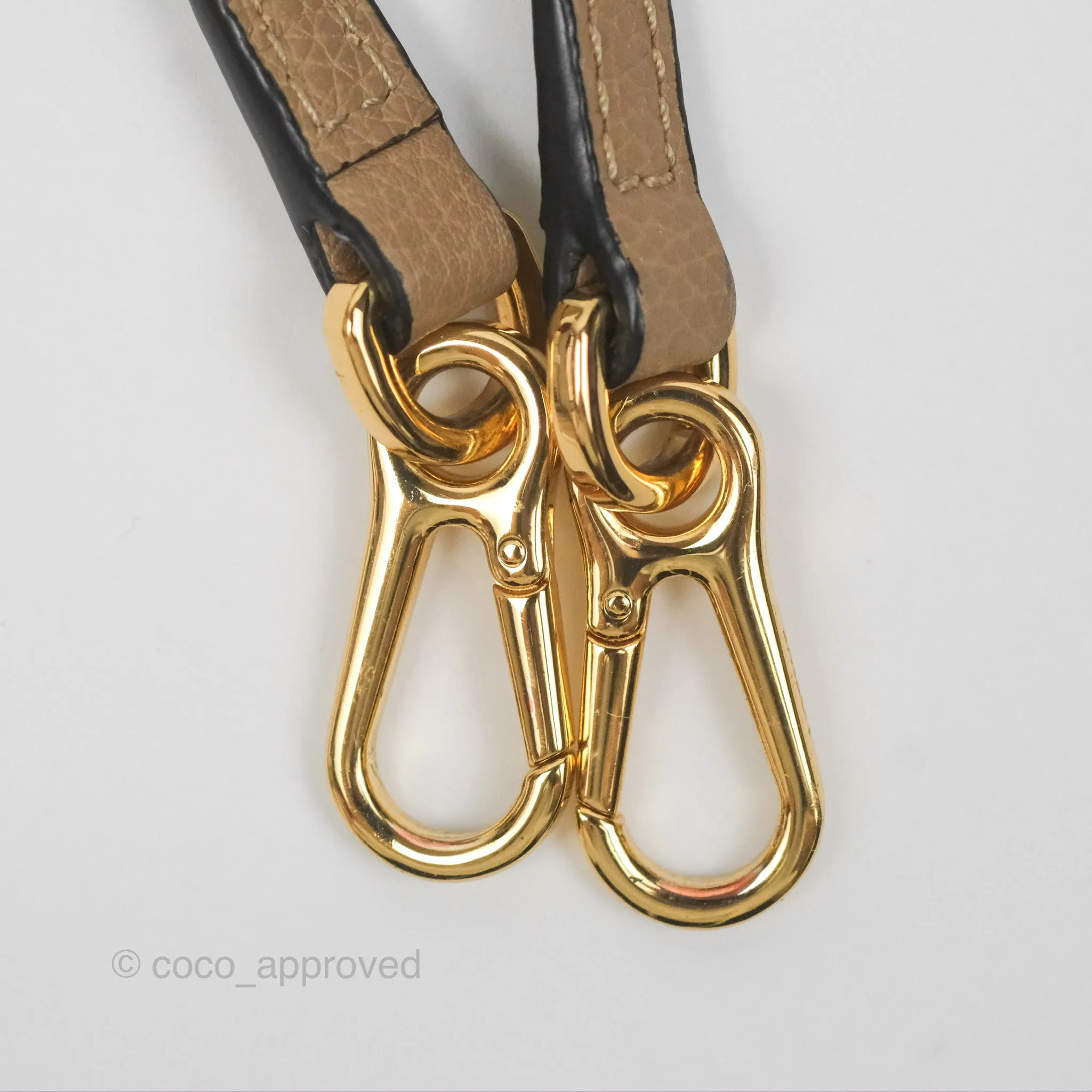 Loewe Mini Puzzle Bag Sand Calfskin Gold Hardware