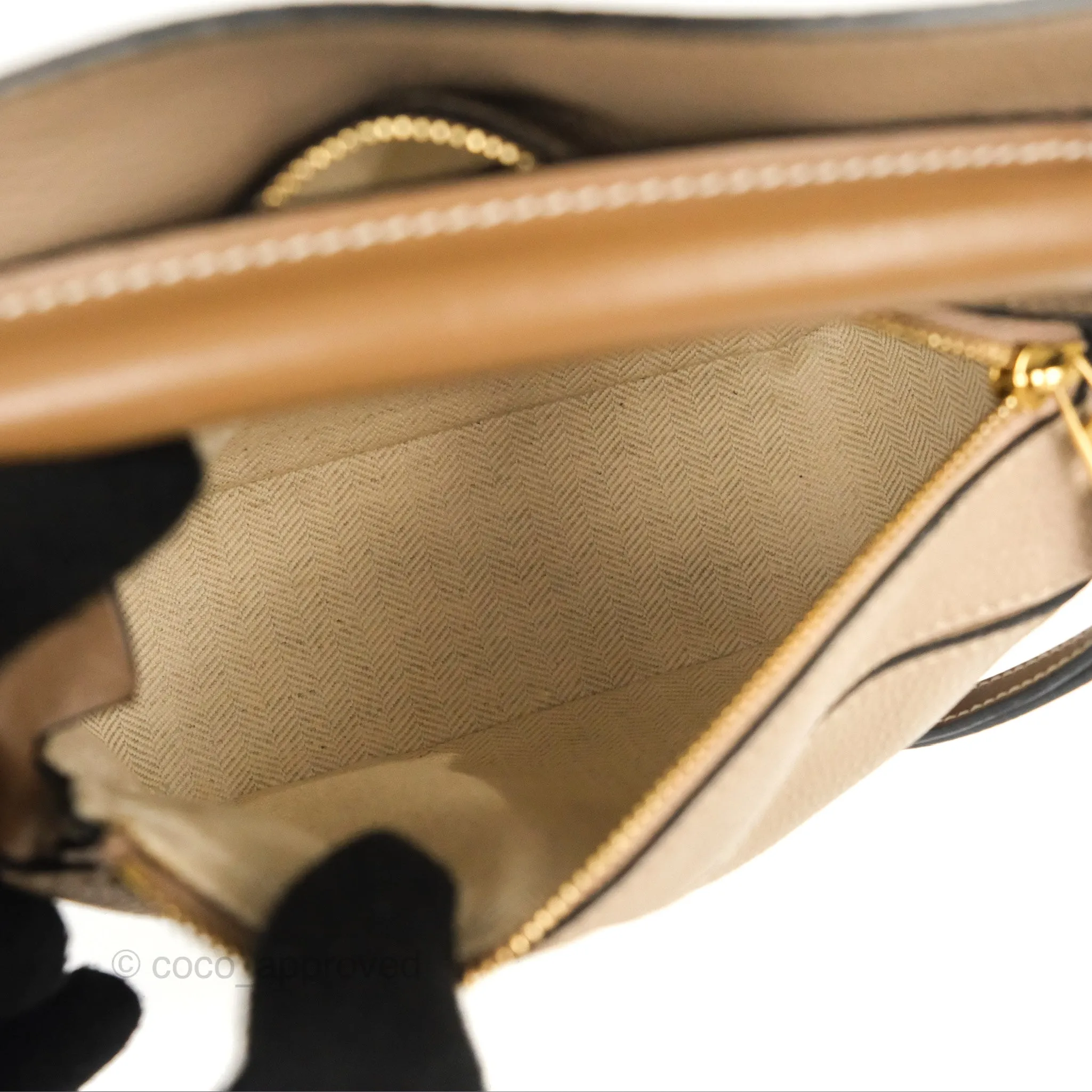 Loewe Mini Puzzle Bag Taupe Calfskin
