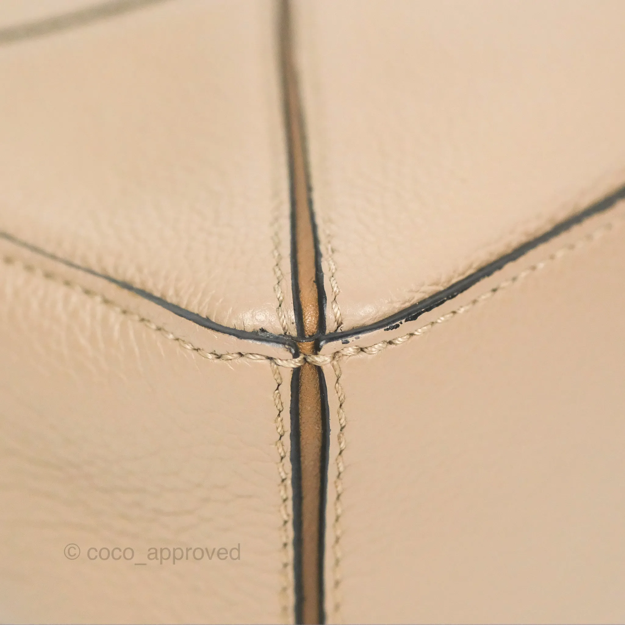 Loewe Mini Puzzle Bag Taupe Calfskin