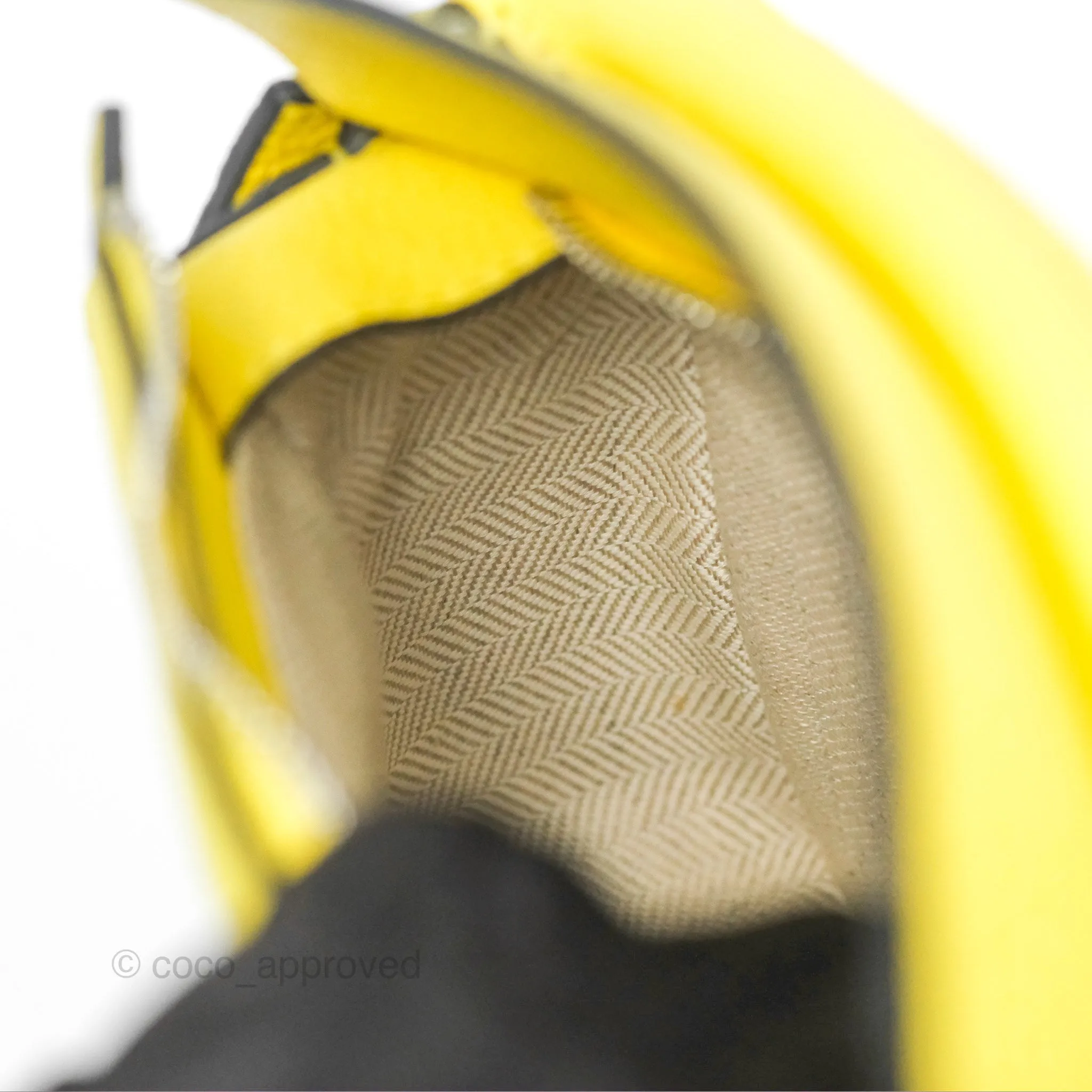 Loewe Mini Puzzle Edge Bag Yellow Calfskin