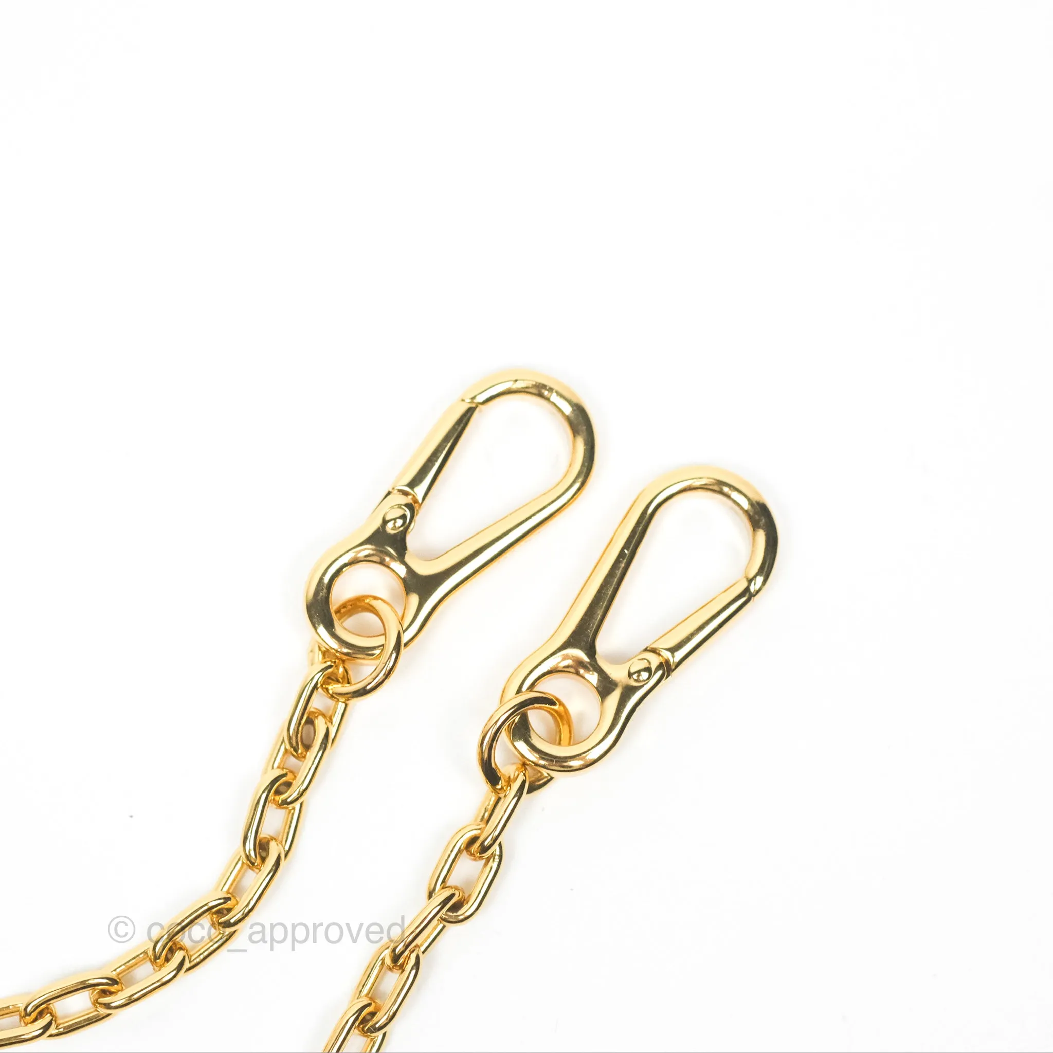 Loewe Nano Flamenco Clutch with Chain Mustard Calfskin