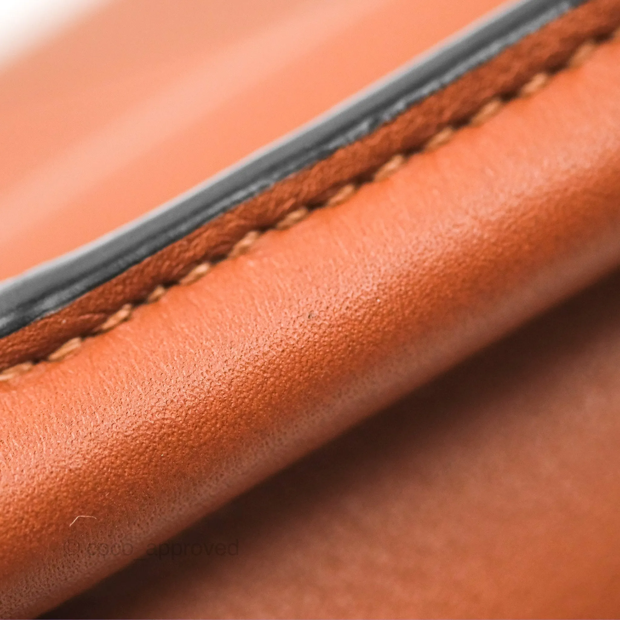 Loewe Nano Puzzle Bag Tan Calfskin Gold Hardware