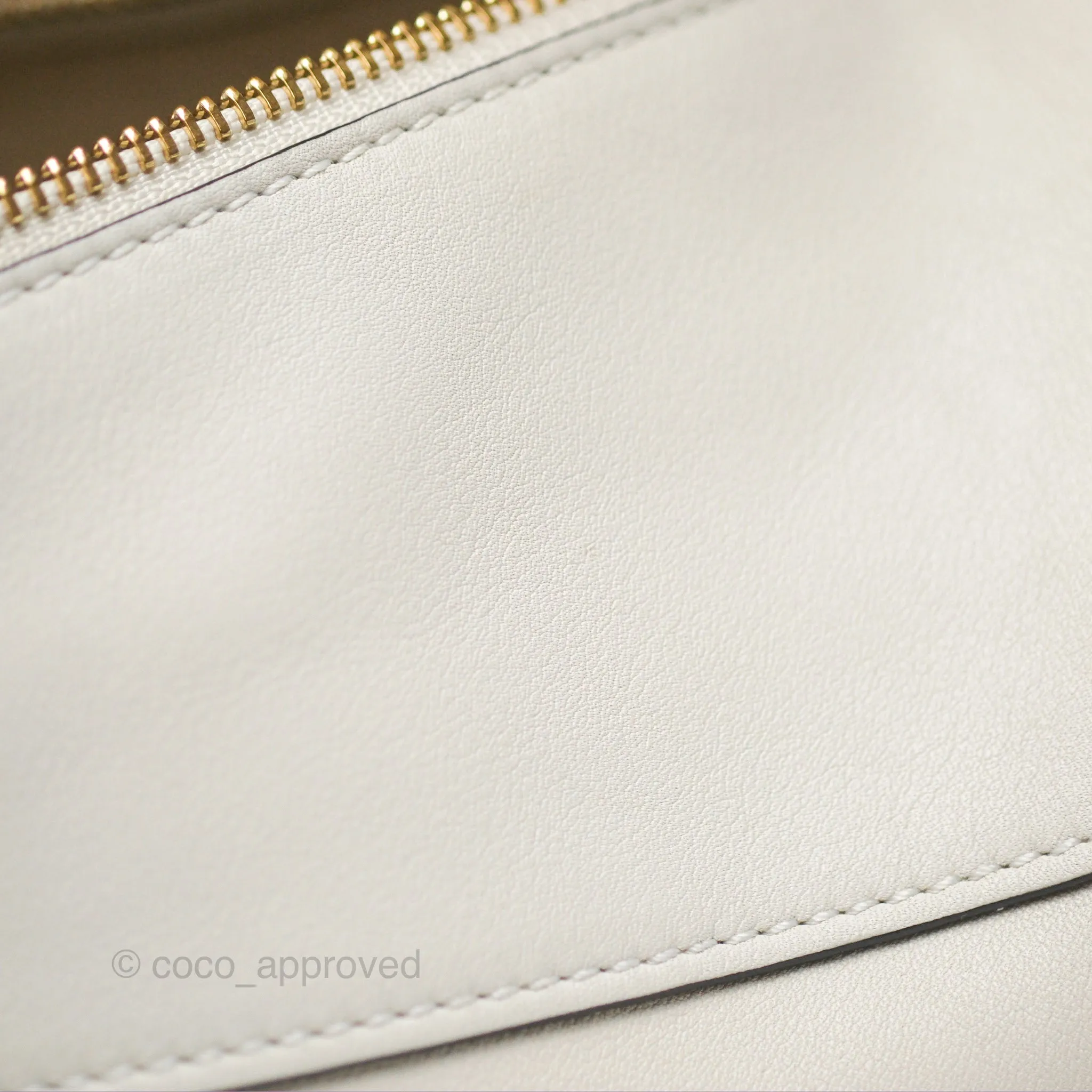 Loewe Puzzle Hobo Shoulder Bag Soft White Calfskin