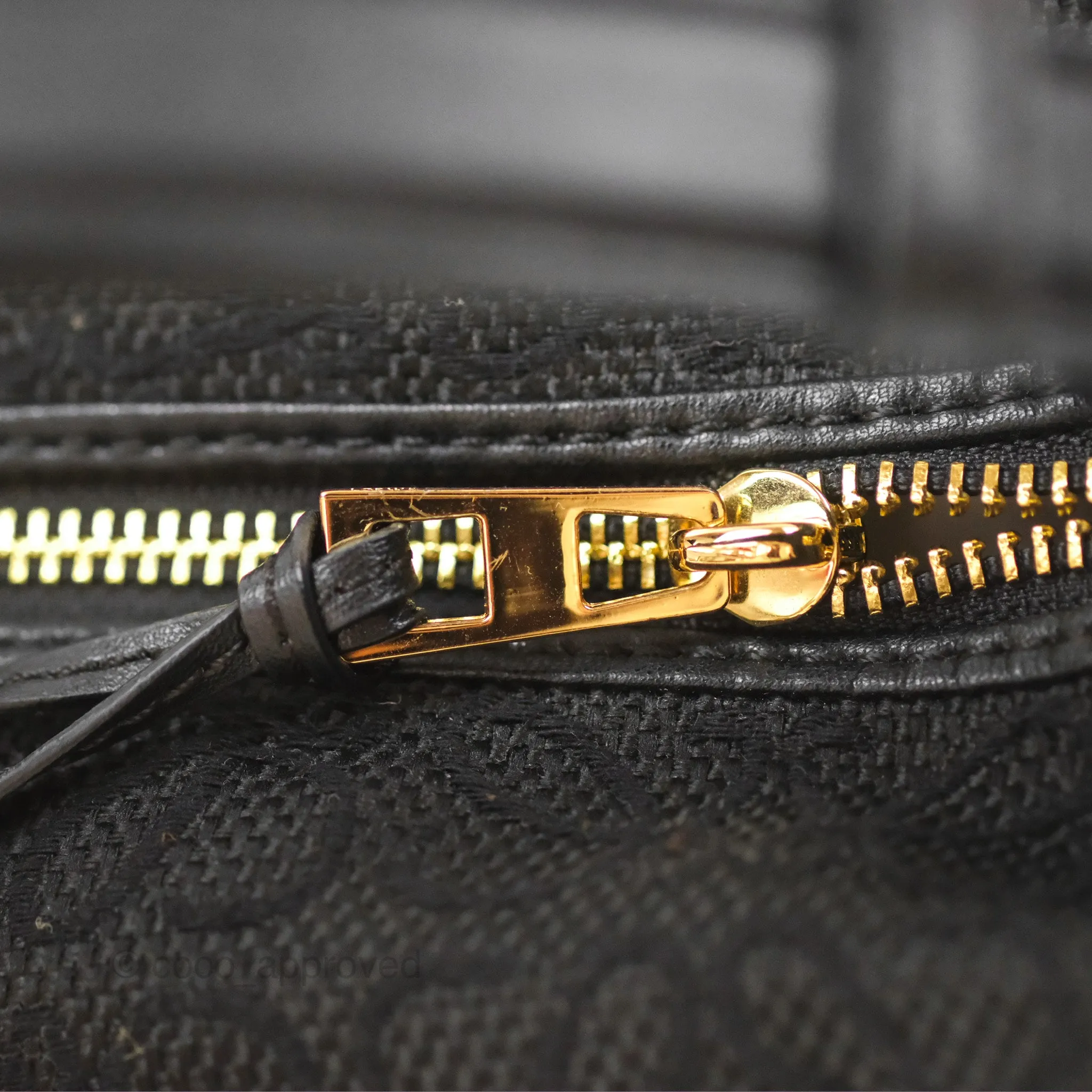 Loewe Small Cubi bag in Anagram Jacquard & Calfskin Black