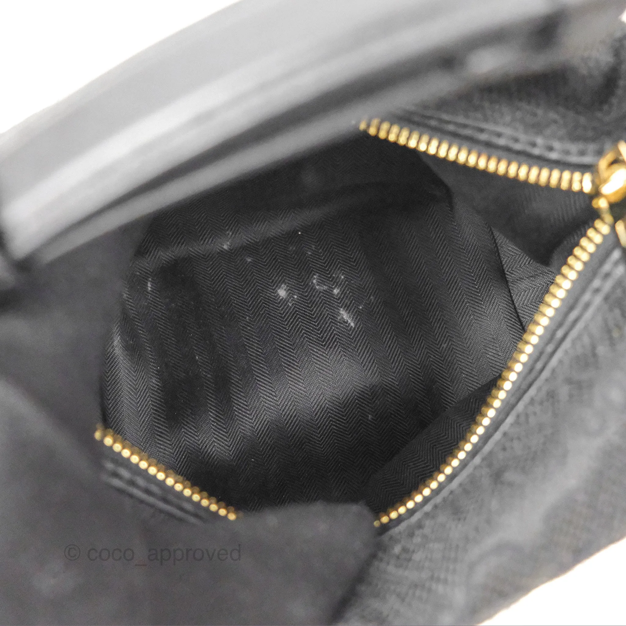 Loewe Small Cubi bag in Anagram Jacquard & Calfskin Black