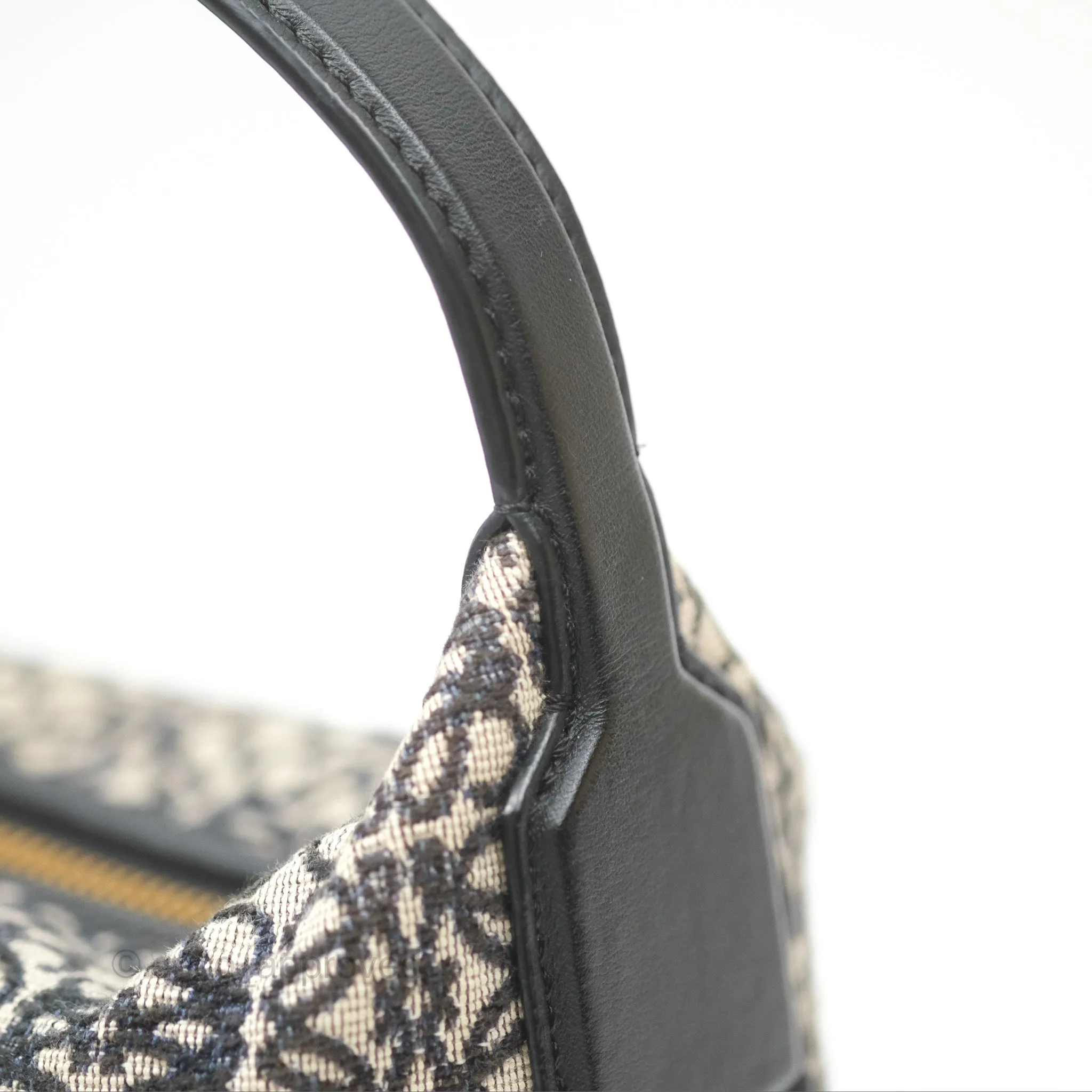 Loewe Small Cubi bag in Anagram Jacquard & Calfskin Navy/Black