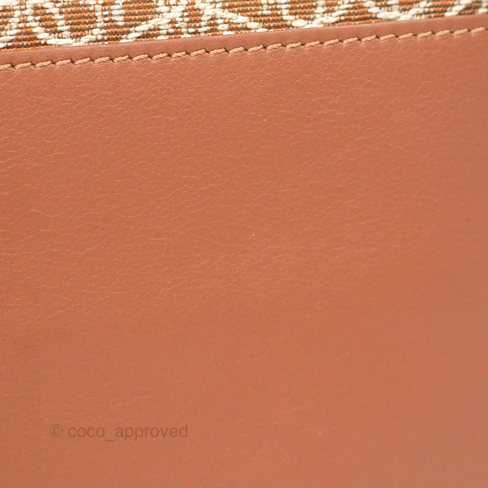 Loewe Small Cubi bag in Anagram Jacquard & Calfskin Tan Pecan