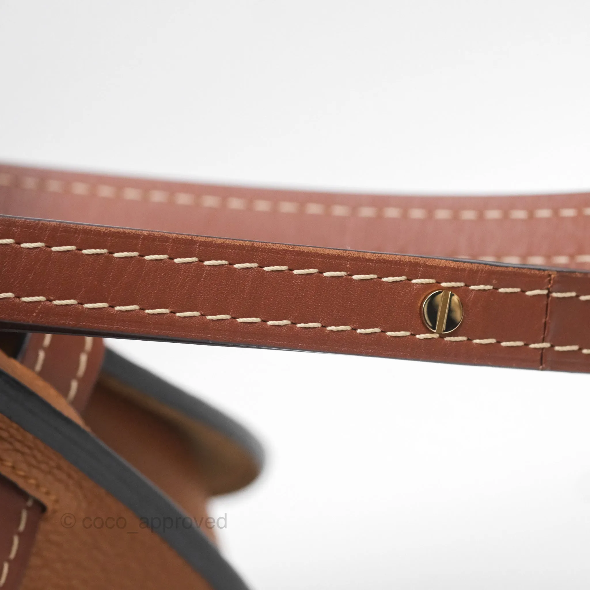Loewe Small Gate Bag Grained Calfskin in Tan
