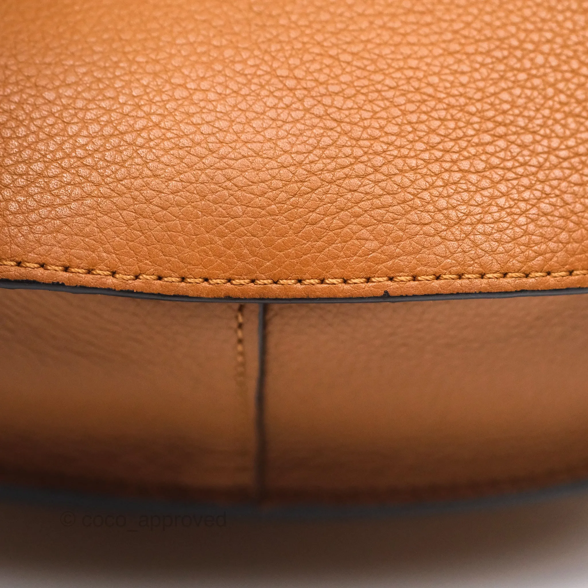 Loewe Small Gate Bag Grained Calfskin in Tan