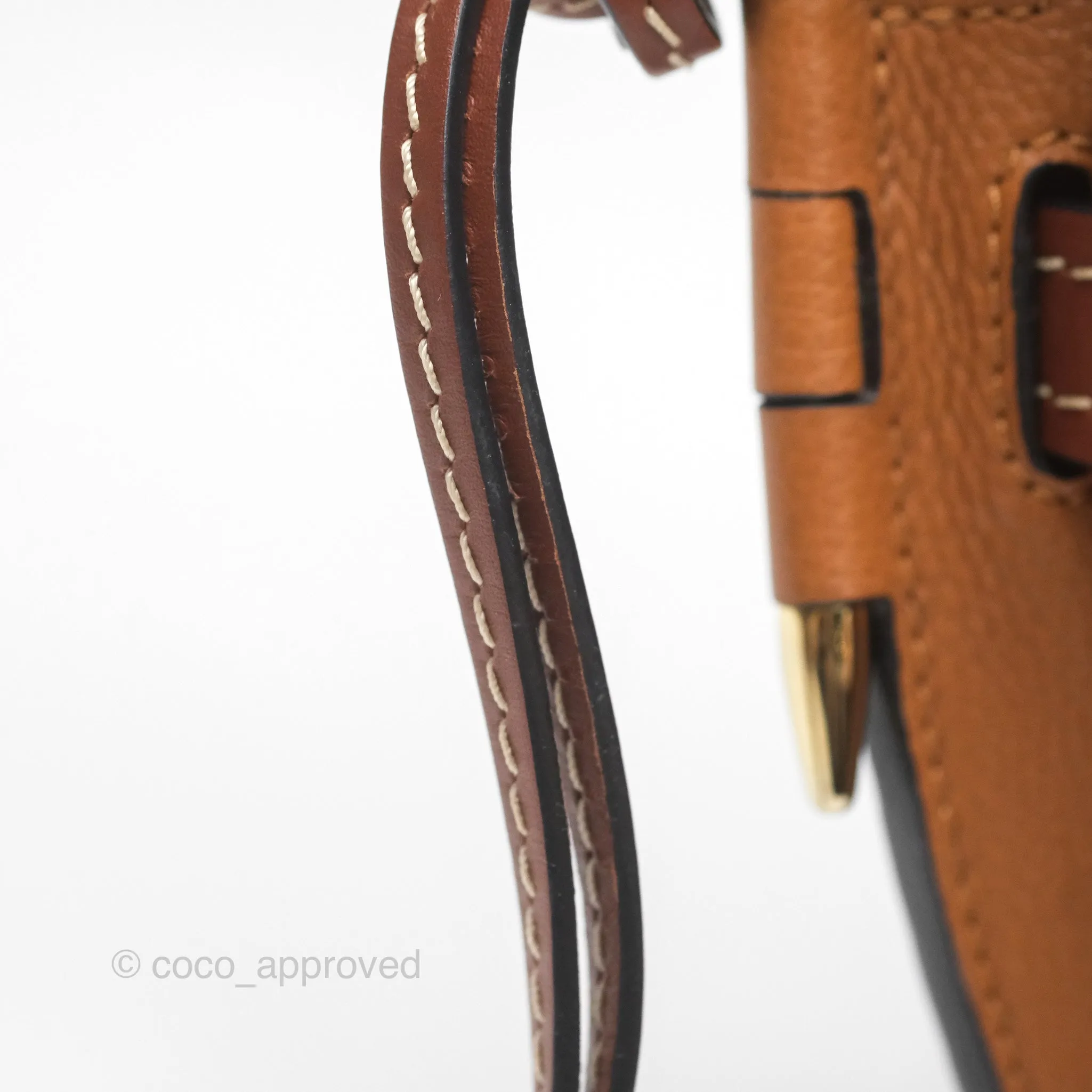 Loewe Small Gate Bag Grained Calfskin in Tan