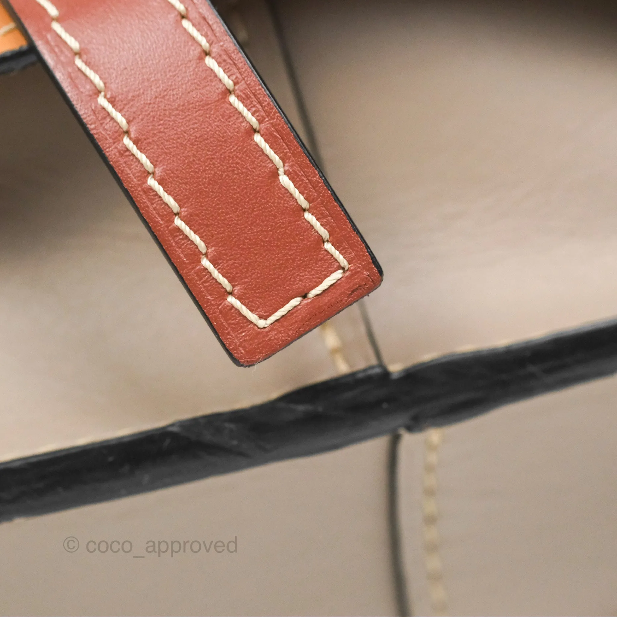 Loewe Small Gate Bag Smooth Calfskin Amber/Light Grey/Rust