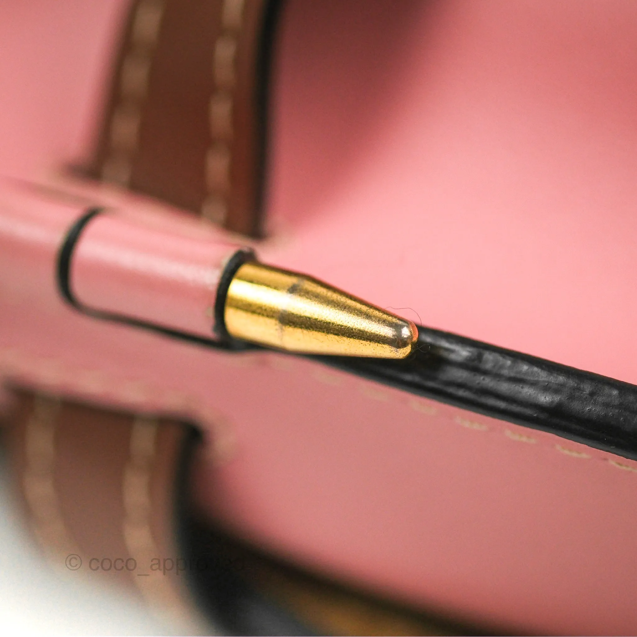 Loewe Small Gate Bag Smooth Calfskin in Tan/Pink