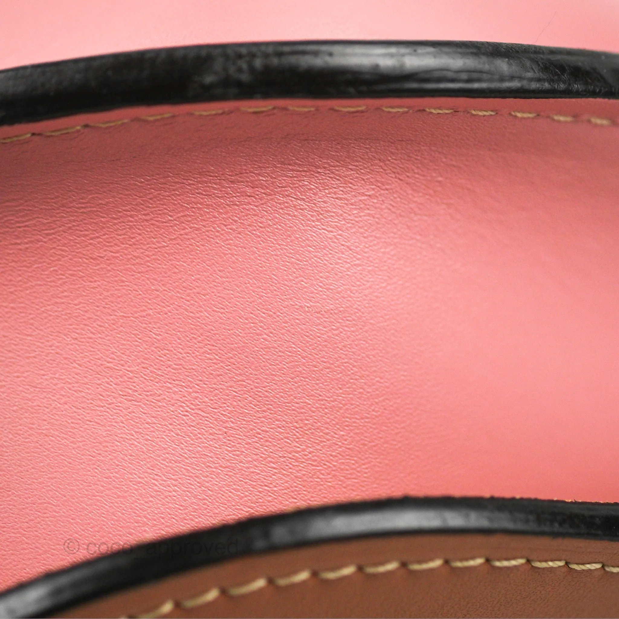 Loewe Small Gate Bag Smooth Calfskin in Tan/Pink