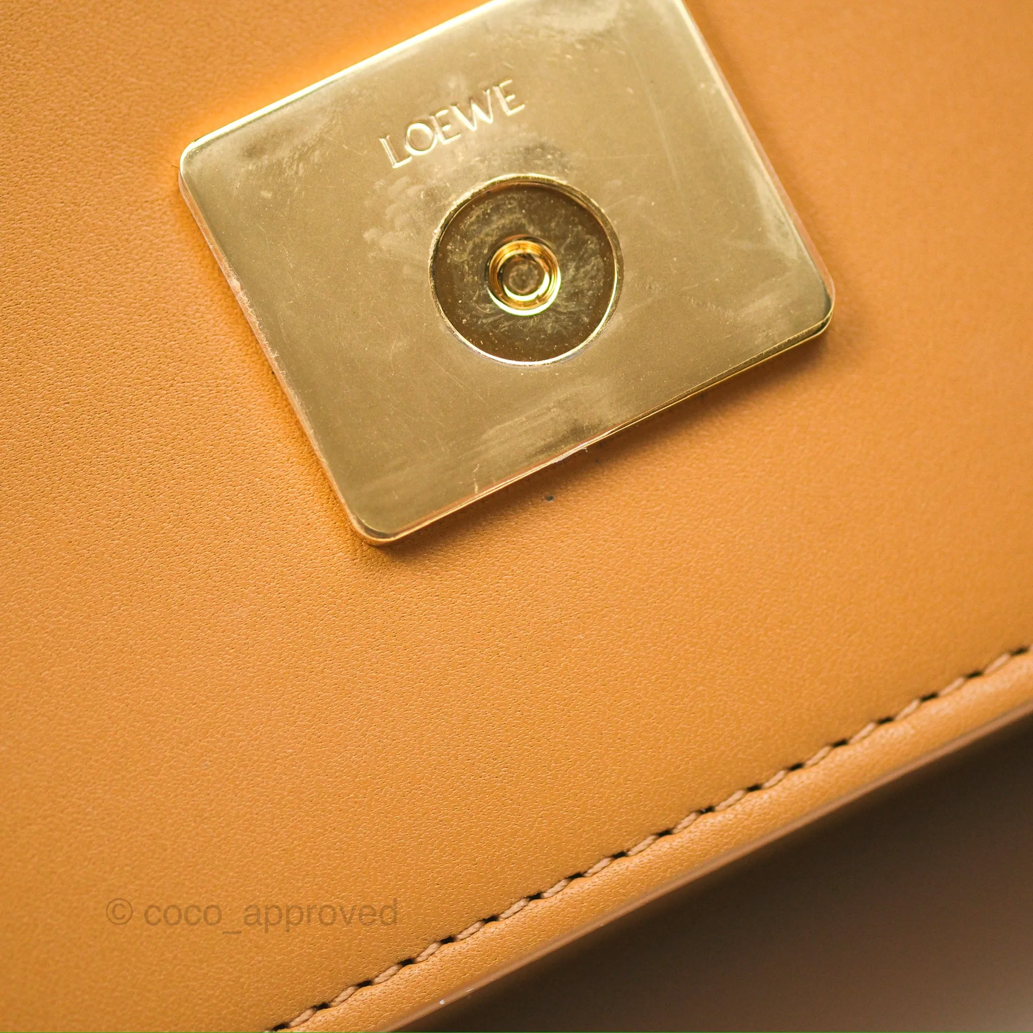 Loewe Small Goya Bag Warm Desert Silk Calfskin
