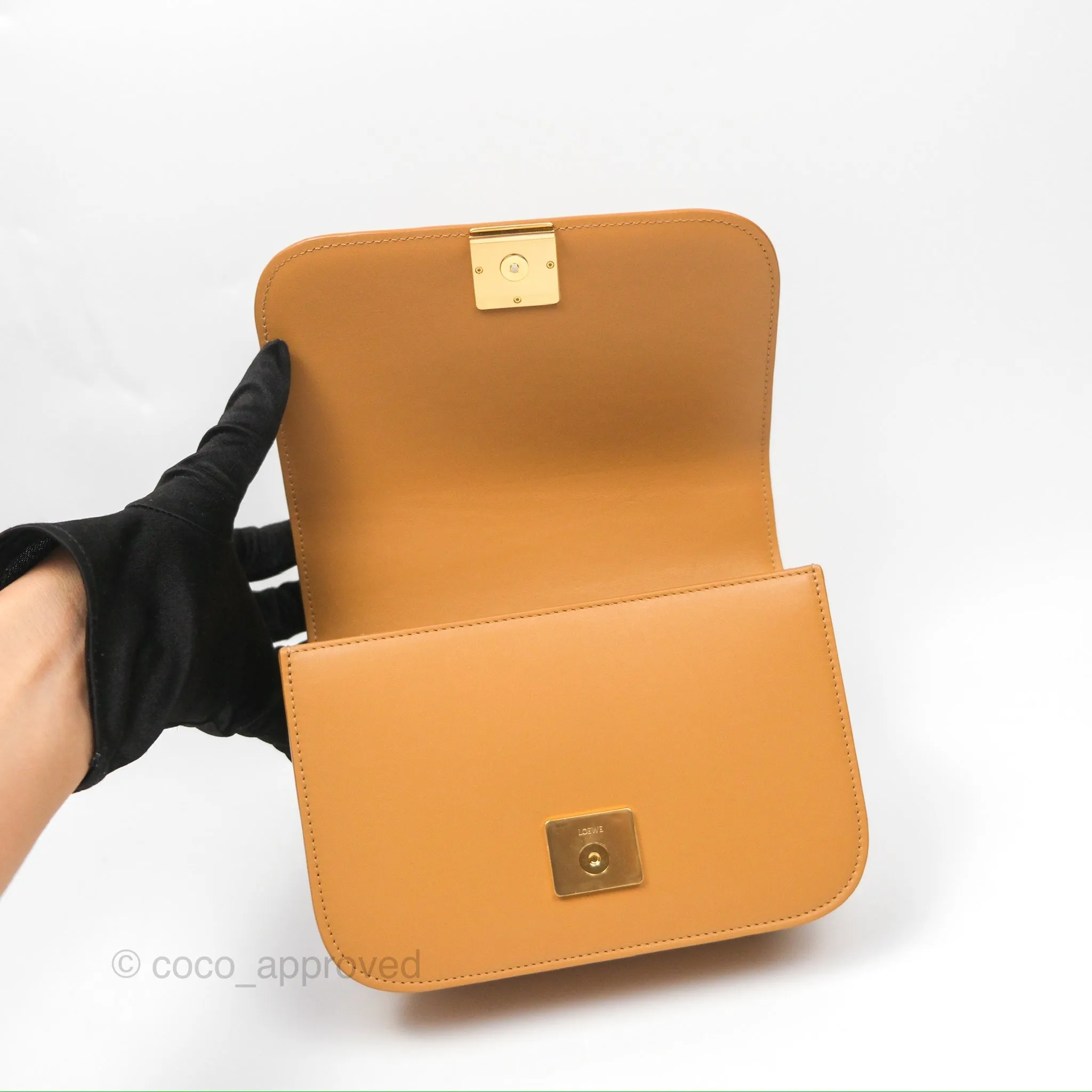 Loewe Small Goya Bag Warm Desert Silk Calfskin