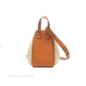 Loewe Small Hammock Shoulder Bag Crochet Tan Calfskin