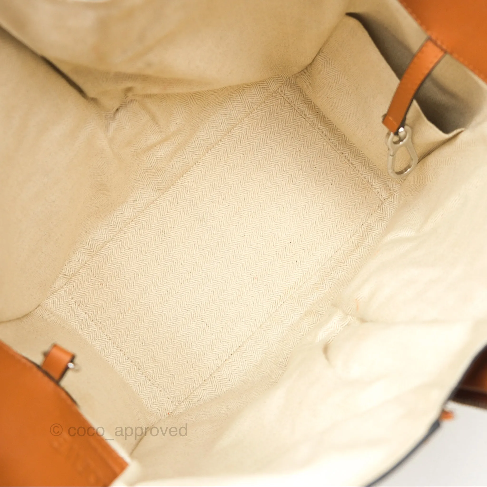 Loewe Small Hammock Shoulder Bag Crochet Tan Calfskin
