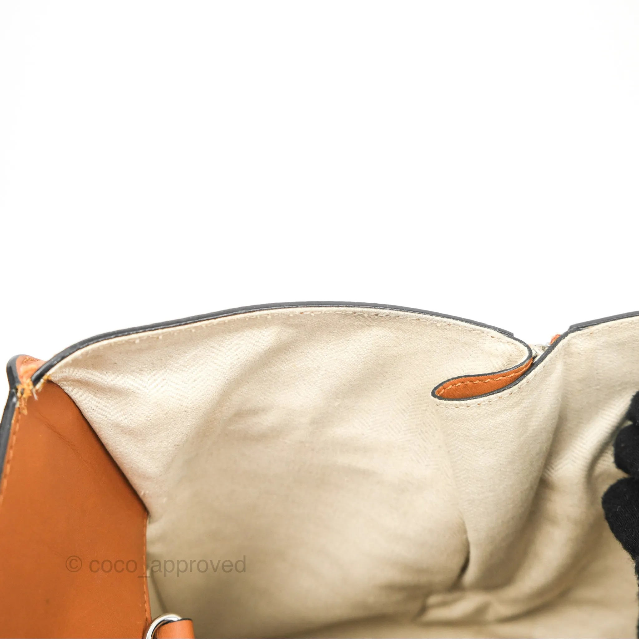 Loewe Small Hammock Shoulder Bag Crochet Tan Calfskin