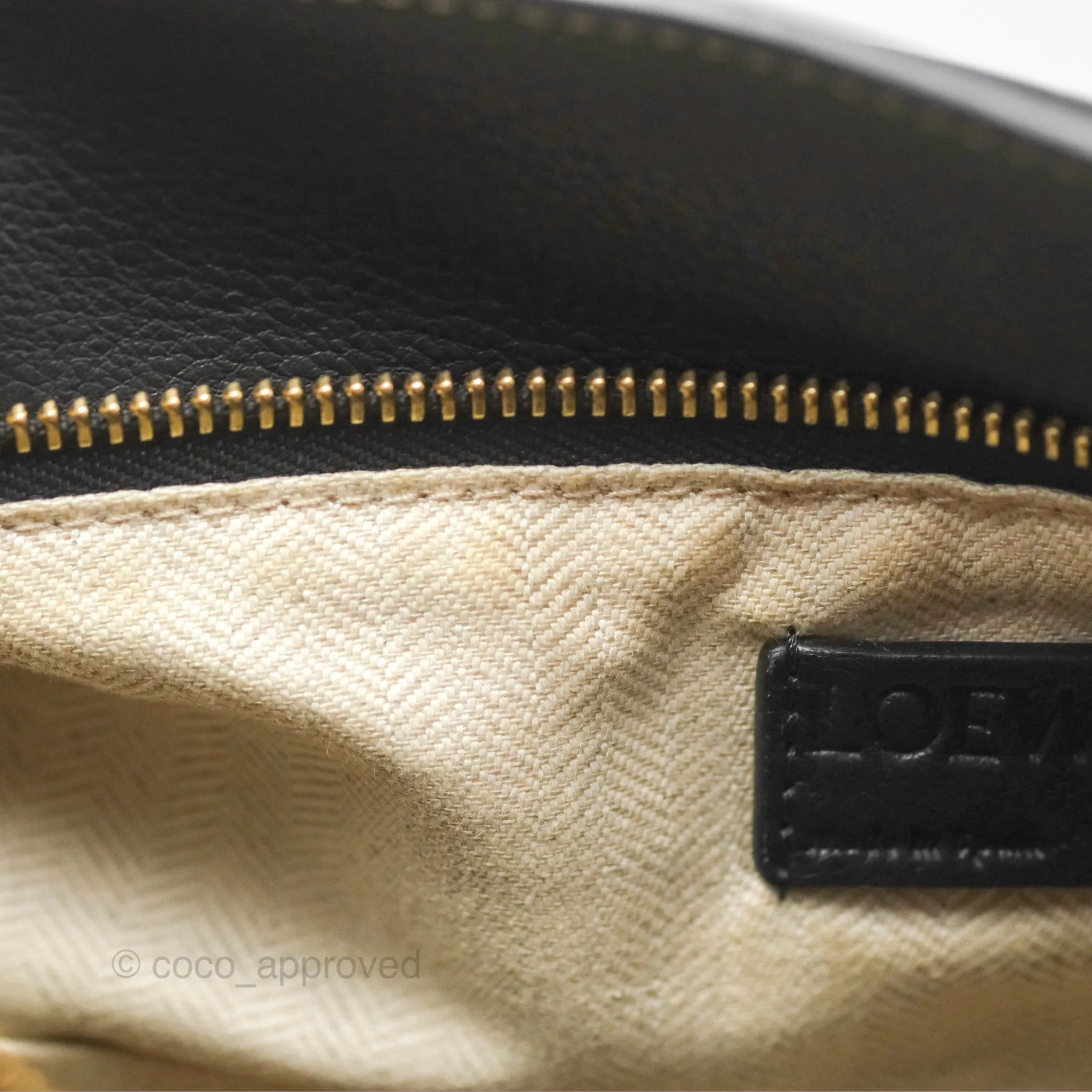 Loewe Small Puzzle Bag Amber/ Light Oat Calfskin Gold Hardware