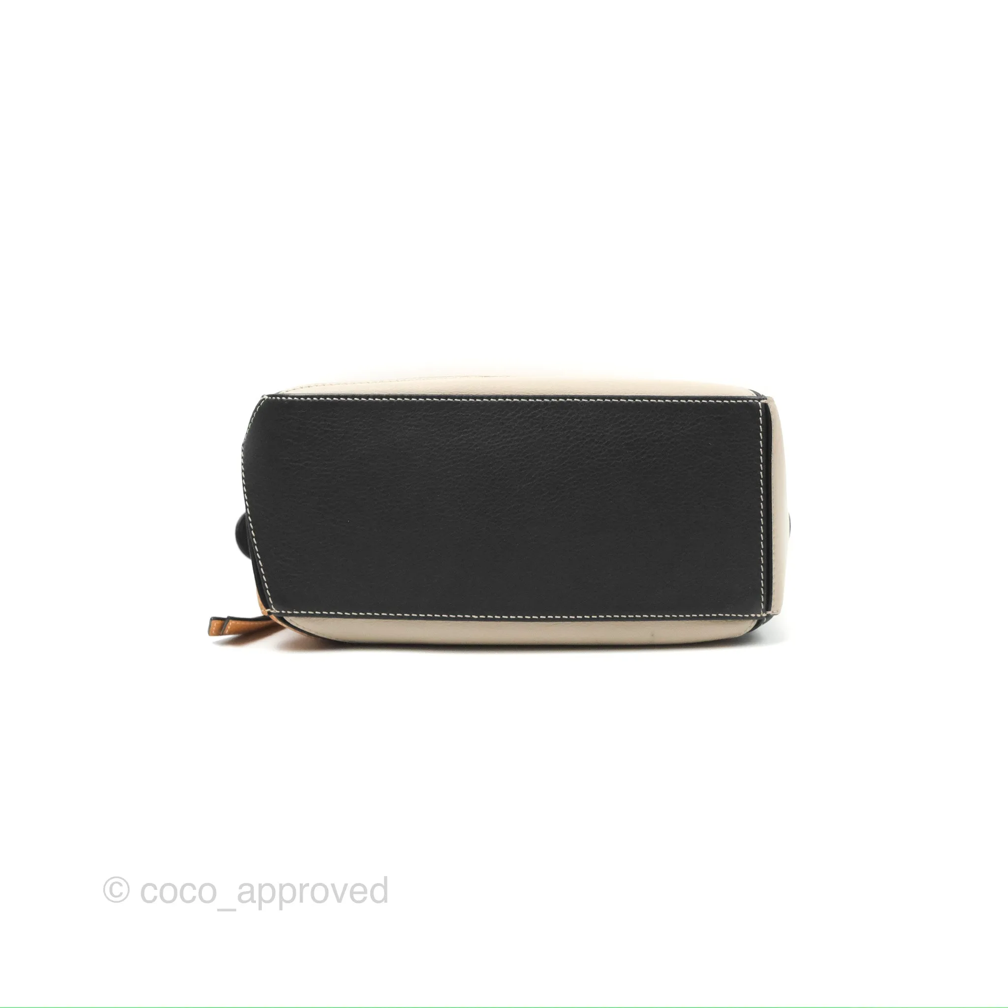 Loewe Small Puzzle Bag Amber/ Light Oat Calfskin Gold Hardware
