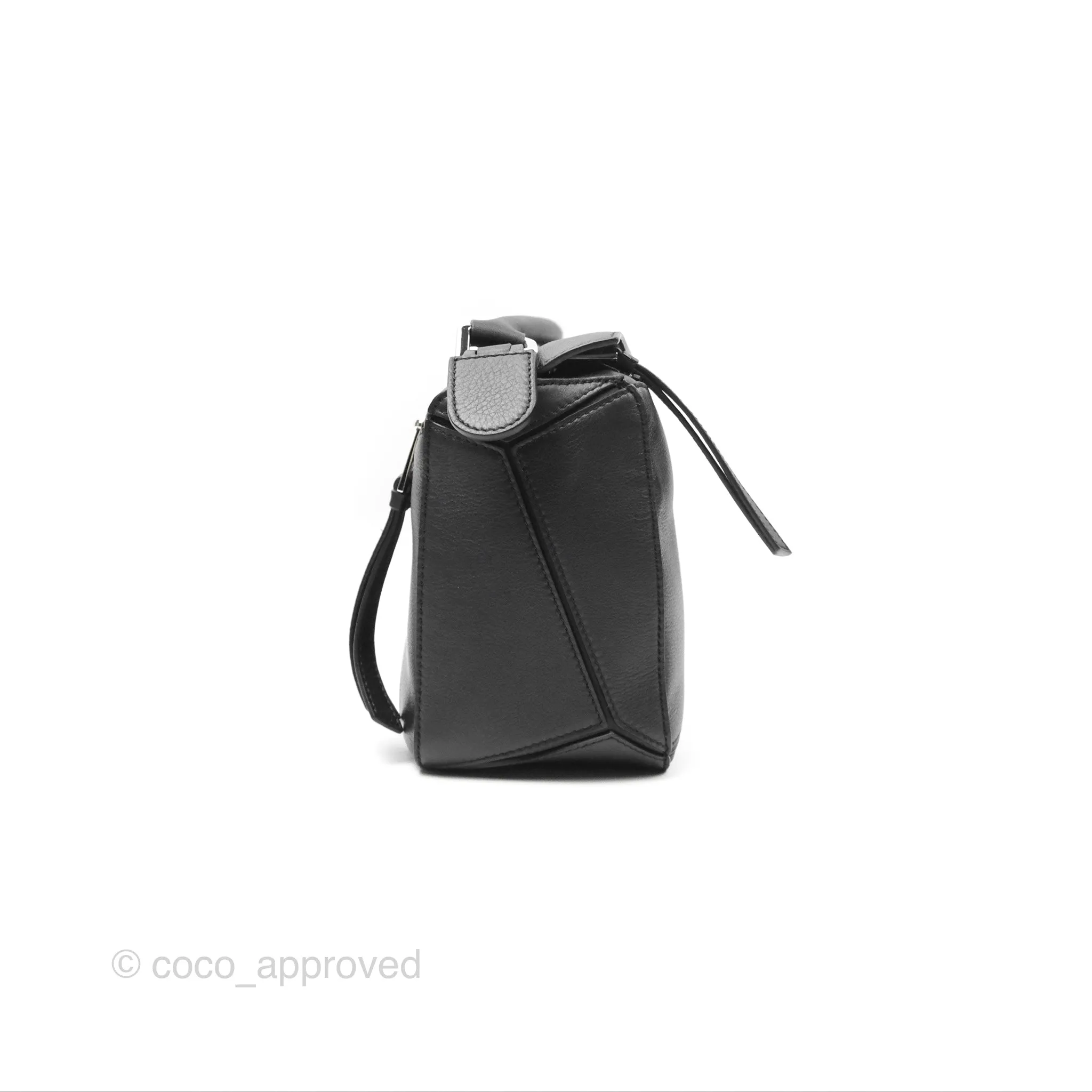 Loewe Small Puzzle Bag Black Calfskin