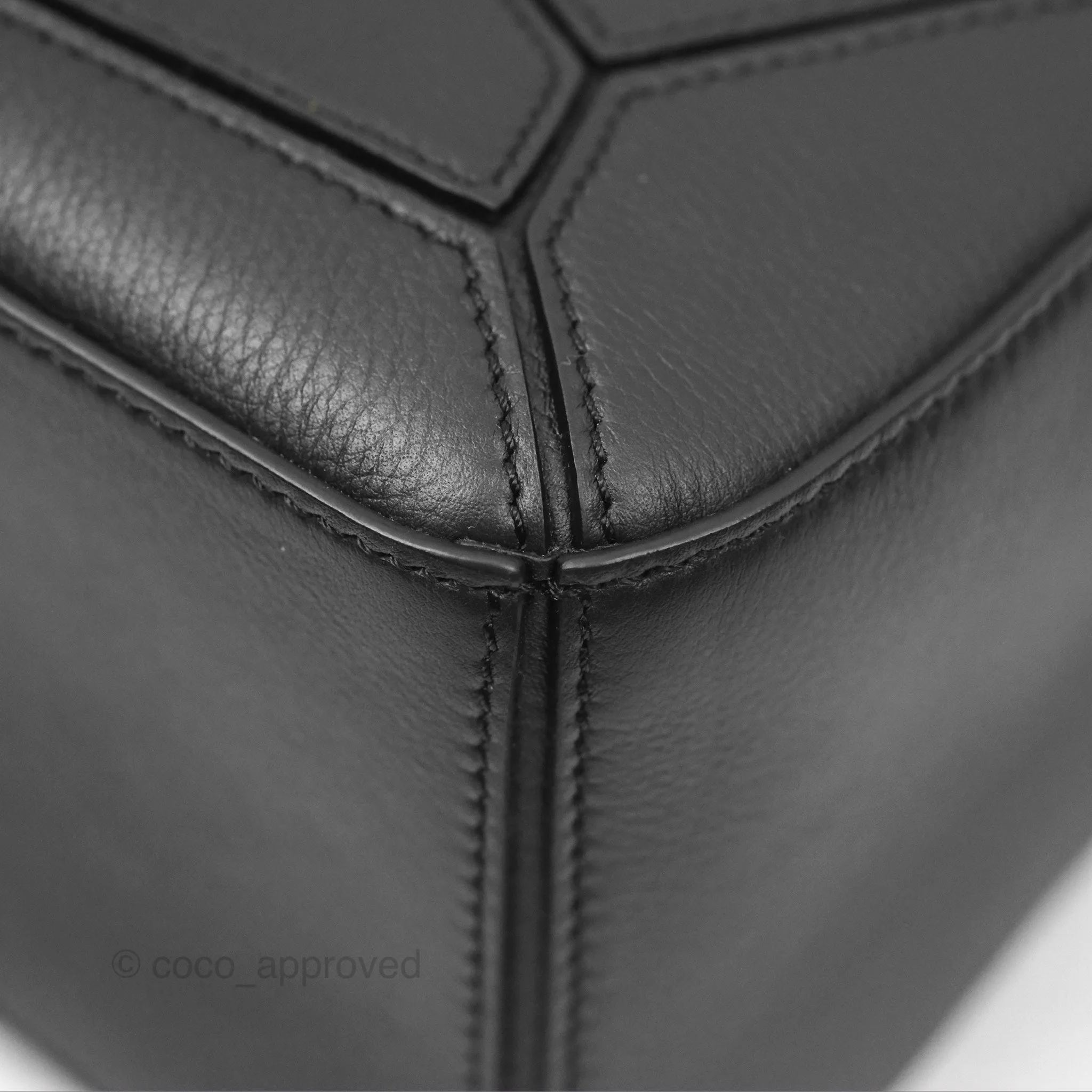 Loewe Small Puzzle Bag Black Calfskin