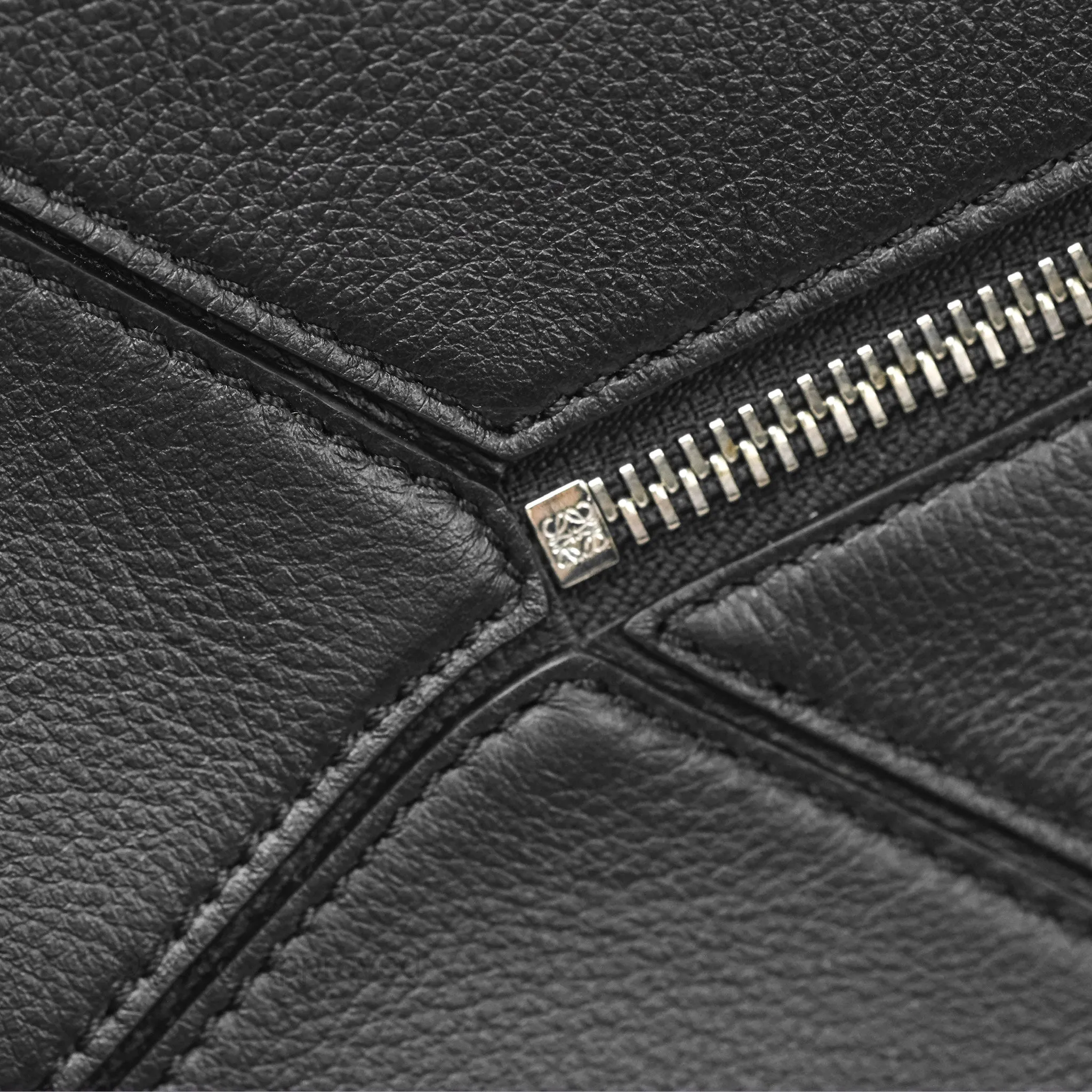 Loewe Small Puzzle Bag Black Calfskin