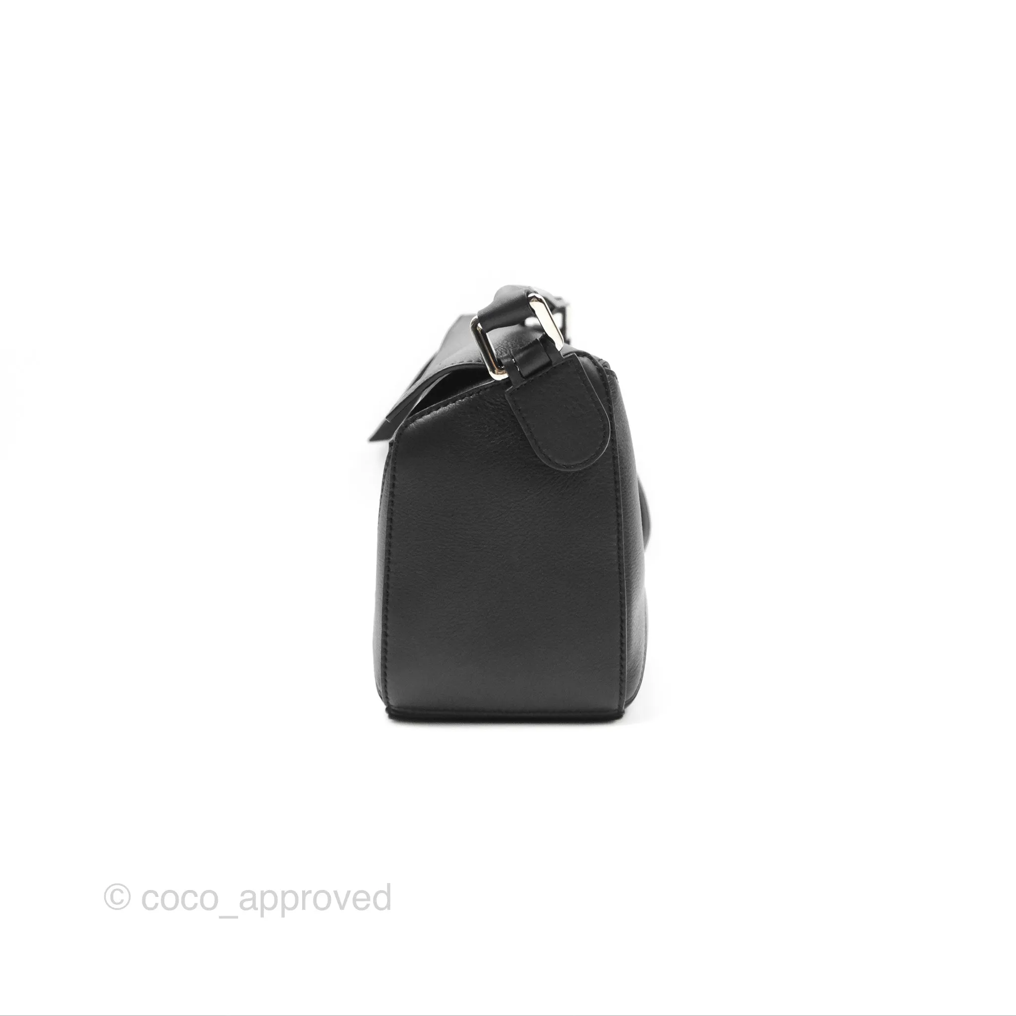 Loewe Small Puzzle Bag Black Calfskin