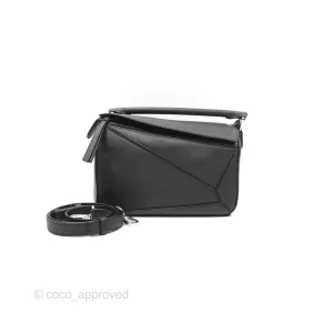 Loewe Small Puzzle Bag Black Calfskin