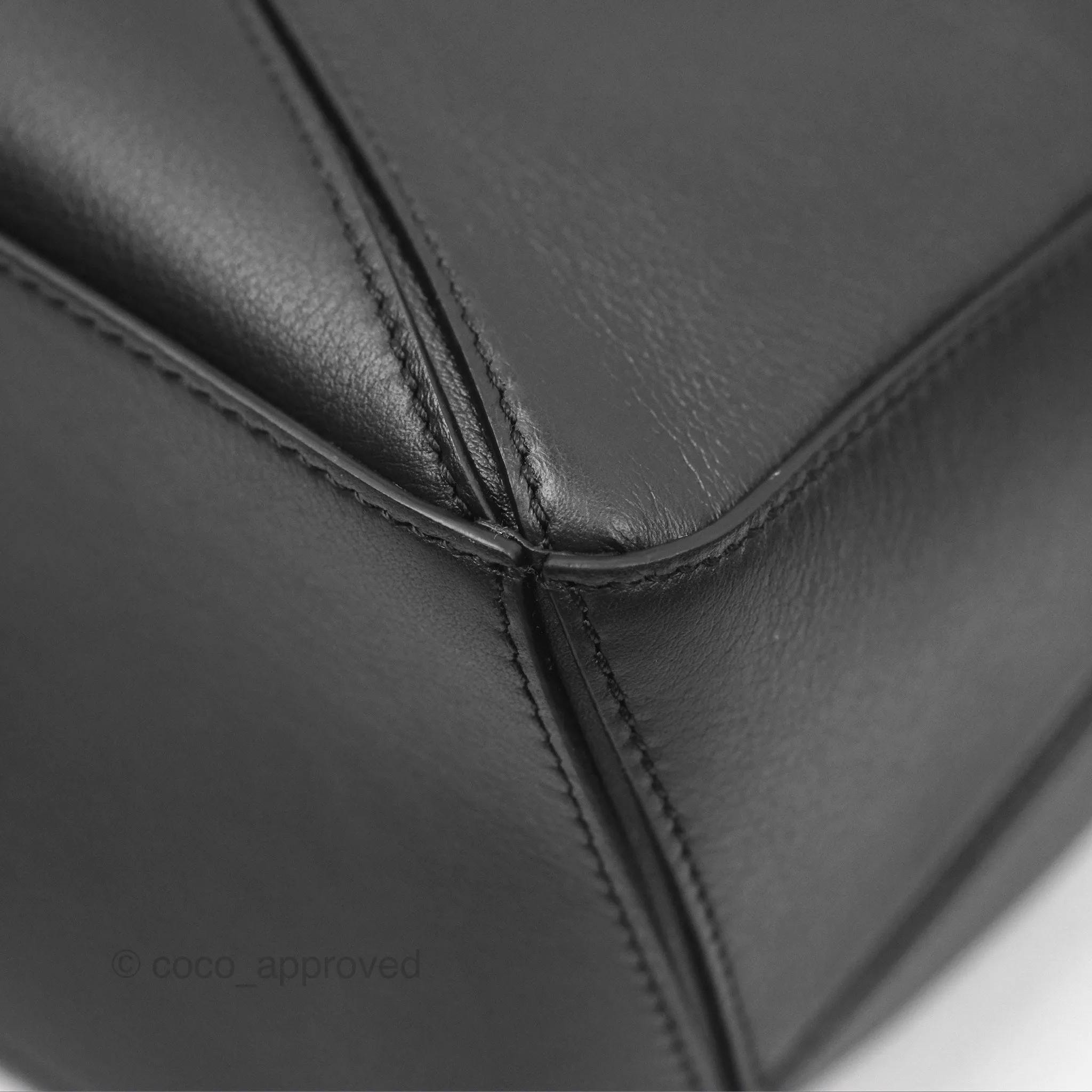Loewe Small Puzzle Bag Black Calfskin