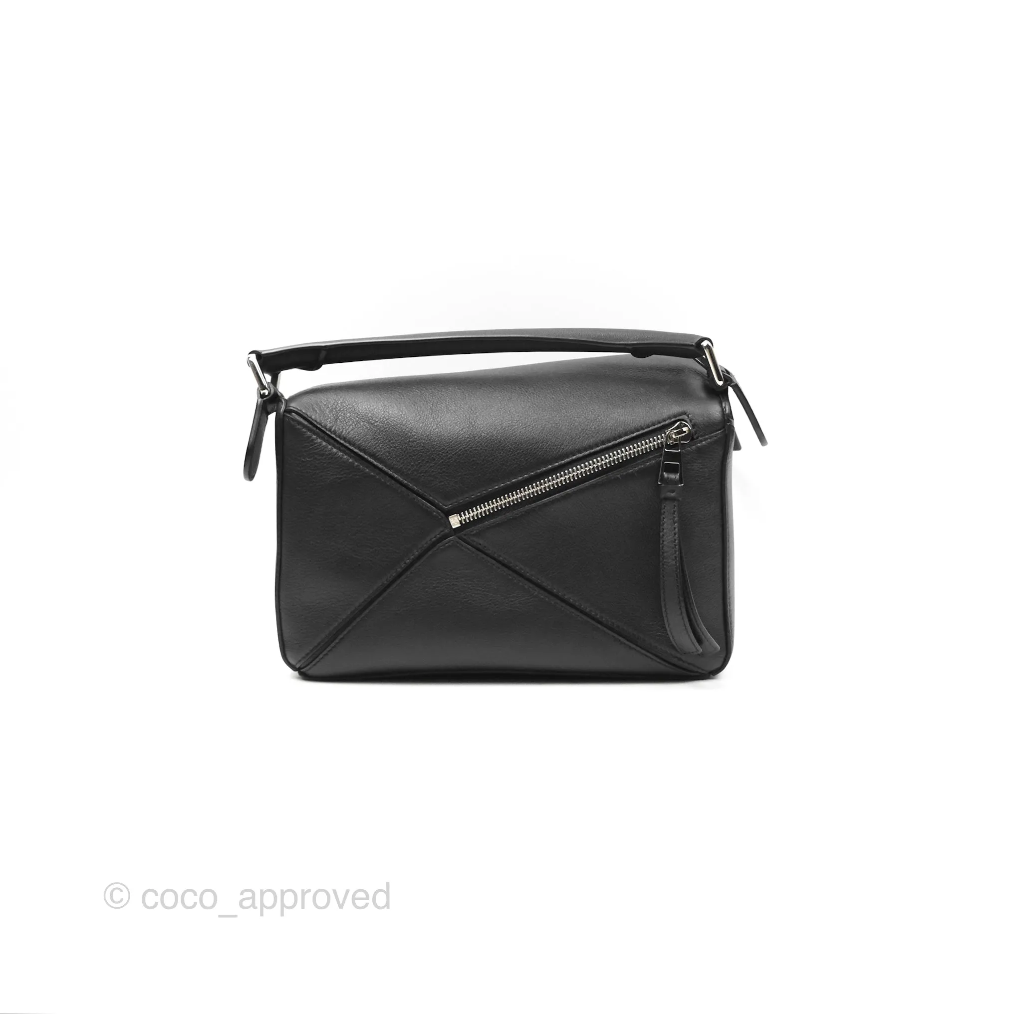 Loewe Small Puzzle Bag Black Calfskin