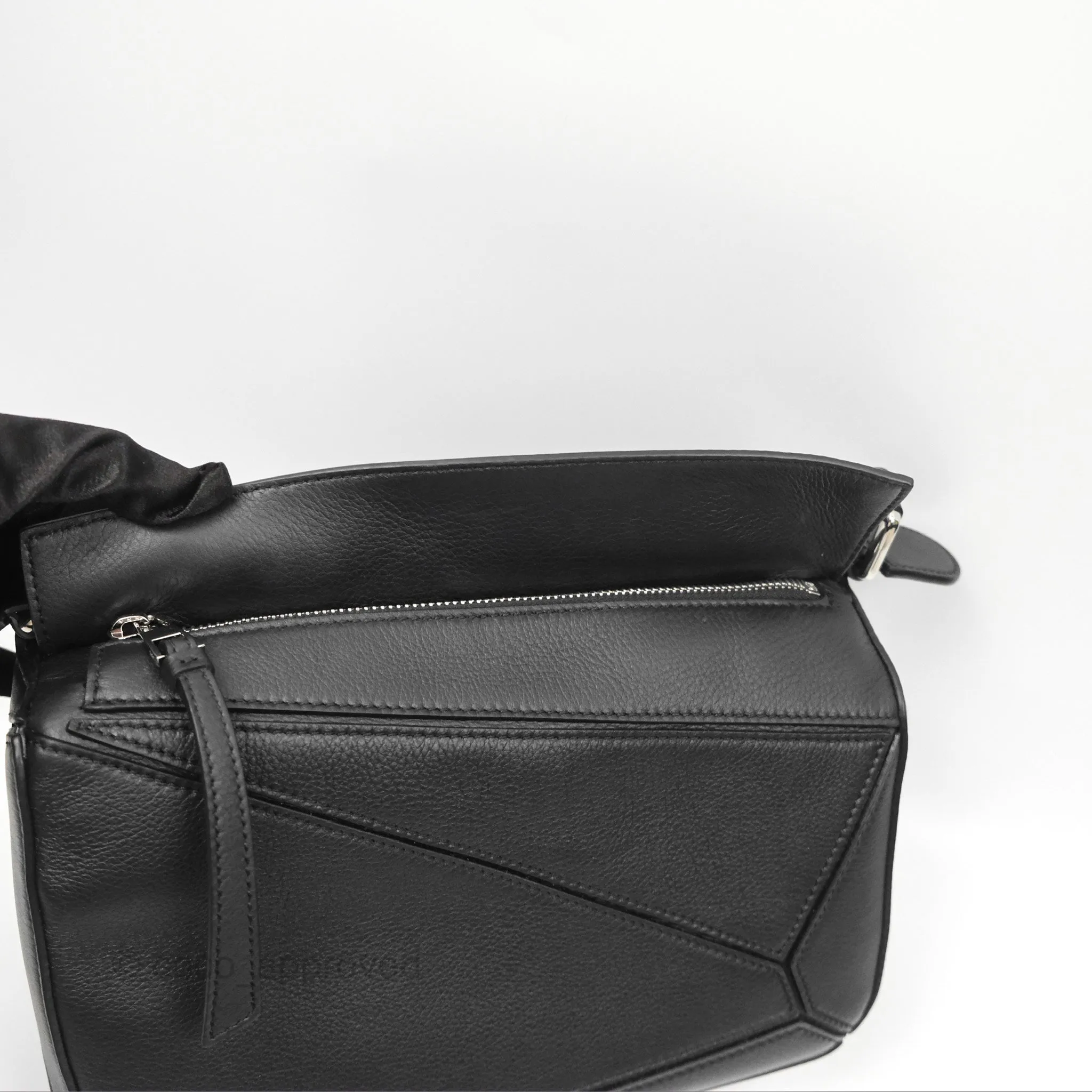 Loewe Small Puzzle Bag Black Calfskin