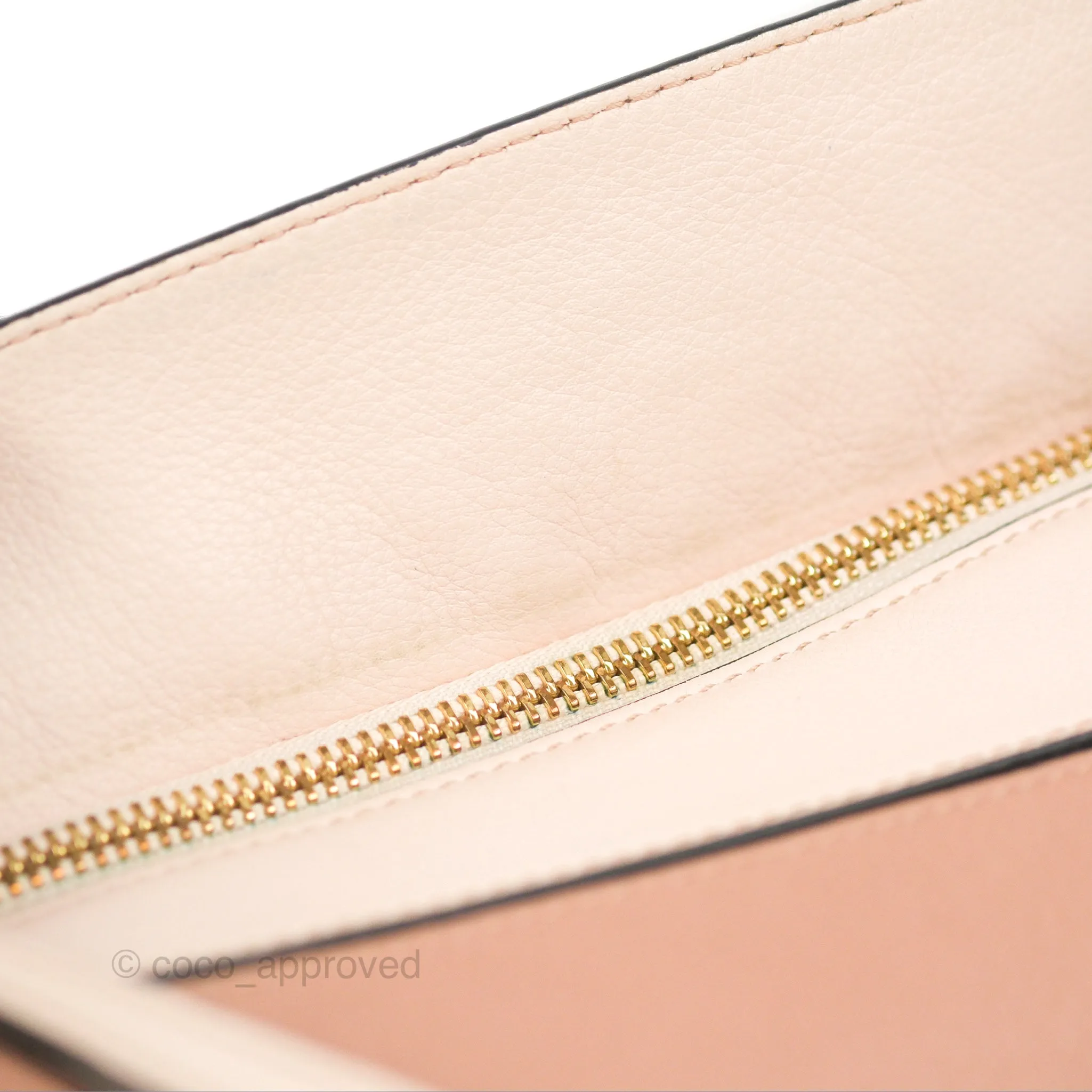 Loewe Small Puzzle Bag Blush Suede Calfskin