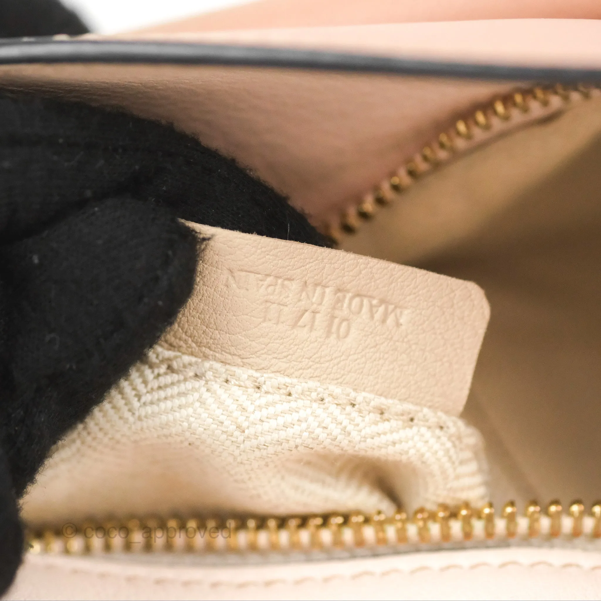 Loewe Small Puzzle Bag Blush Suede Calfskin