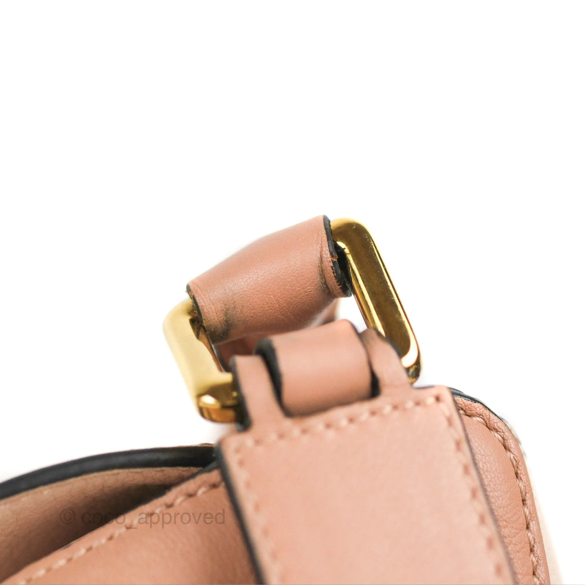 Loewe Small Puzzle Bag Blush Suede Calfskin