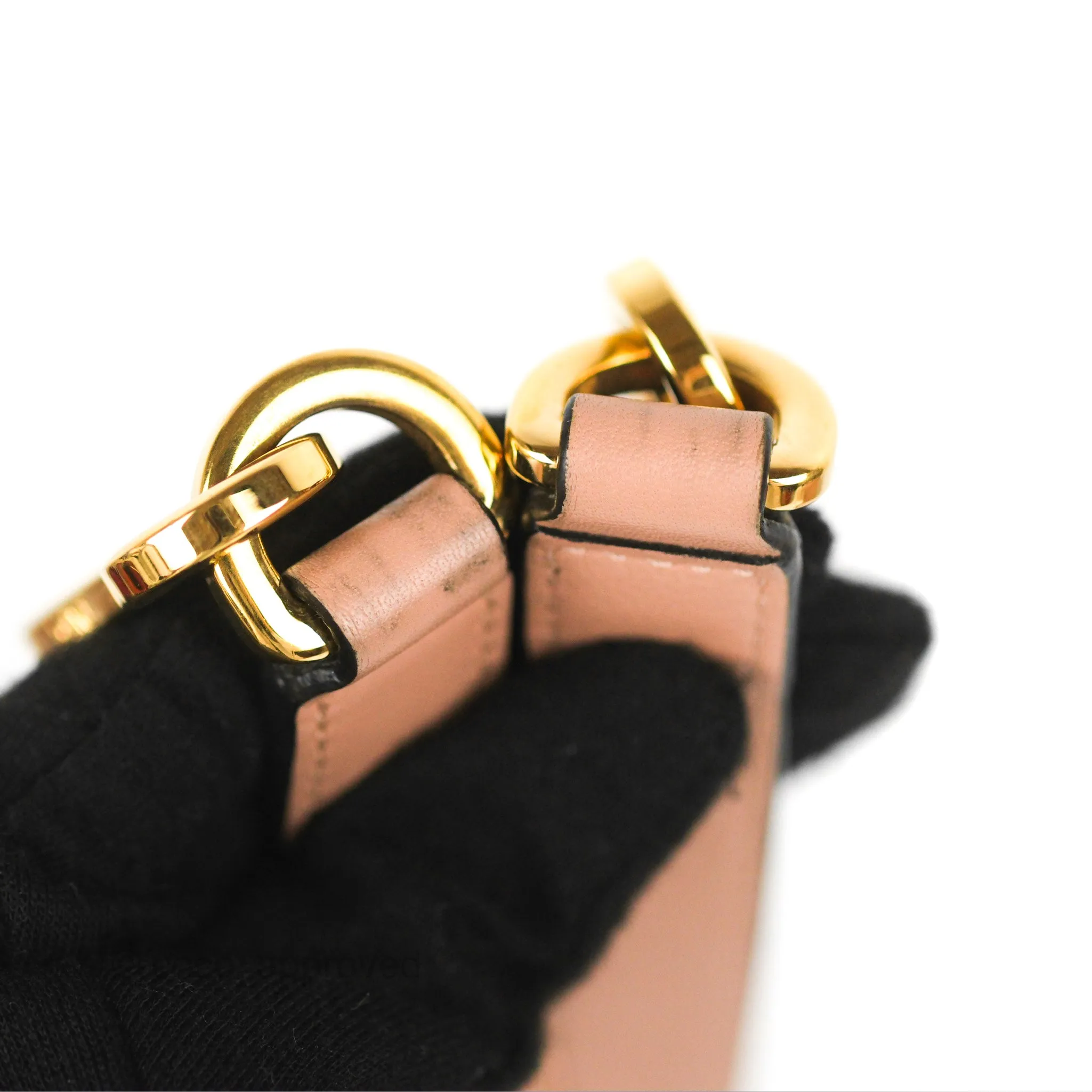 Loewe Small Puzzle Bag Blush Suede Calfskin